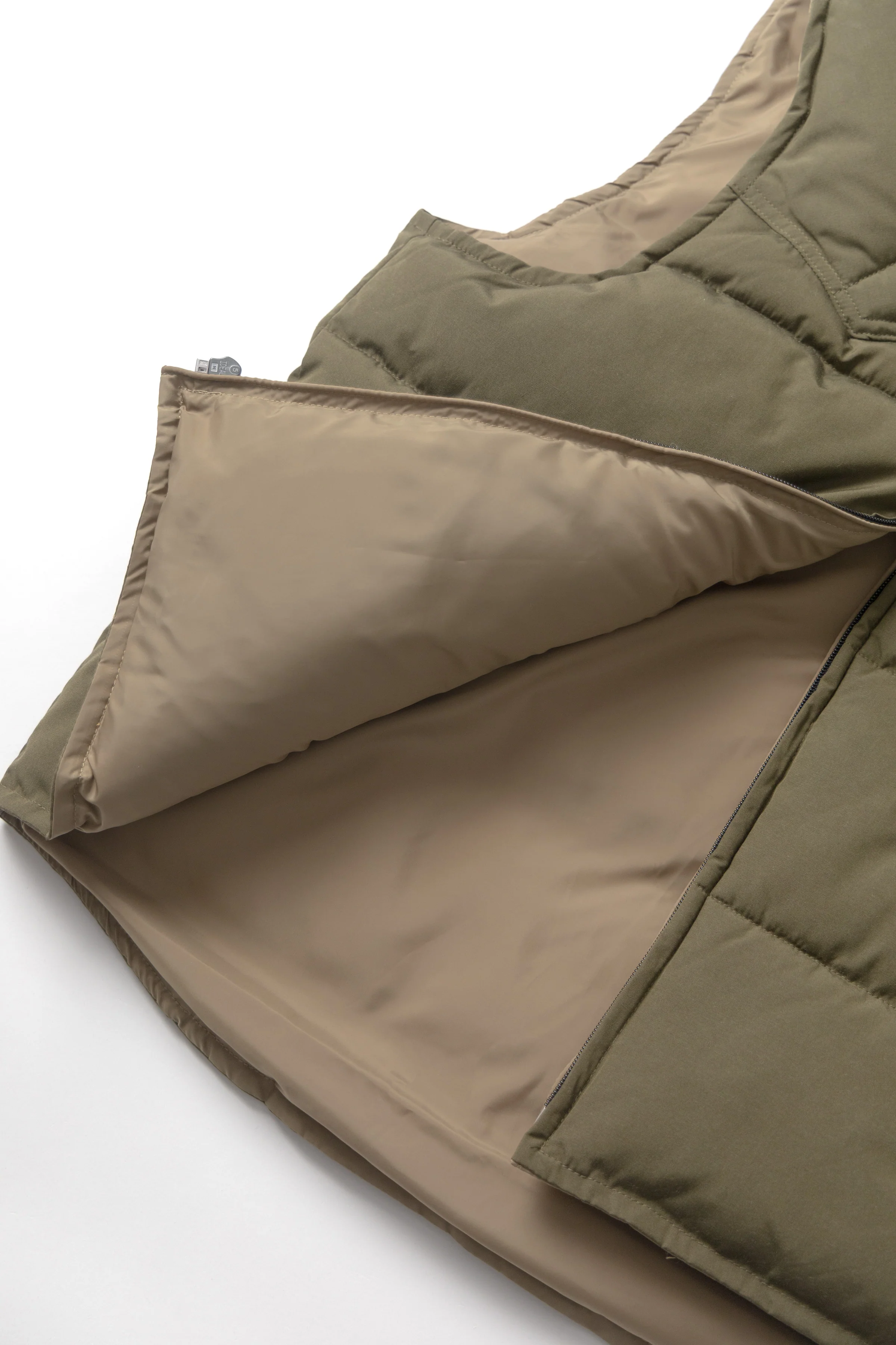 Non Stock MFG - Quilted Padded Vest - Olive - Image 3