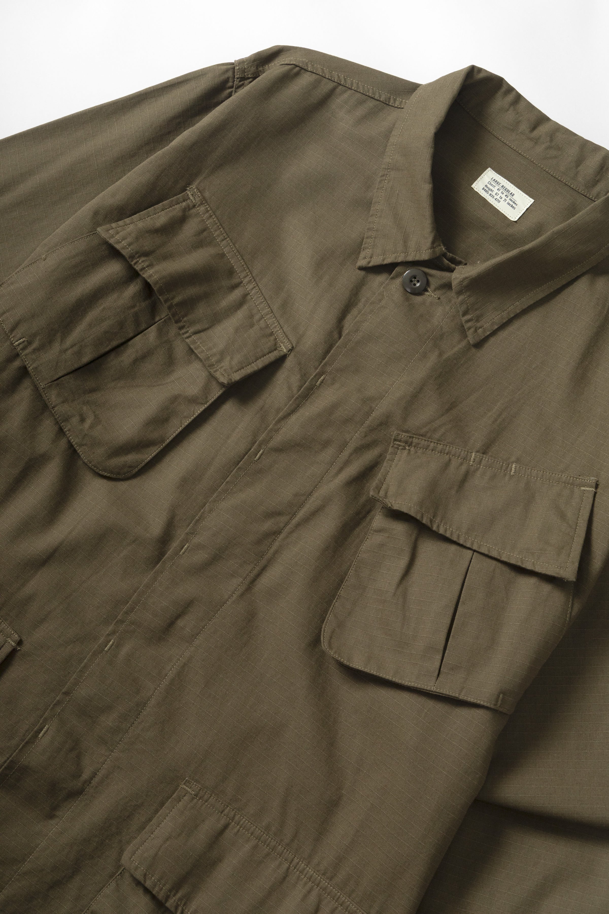 Non Stock MFG - Ripstop Tropical Jungle Jacket - Olive - Image 4