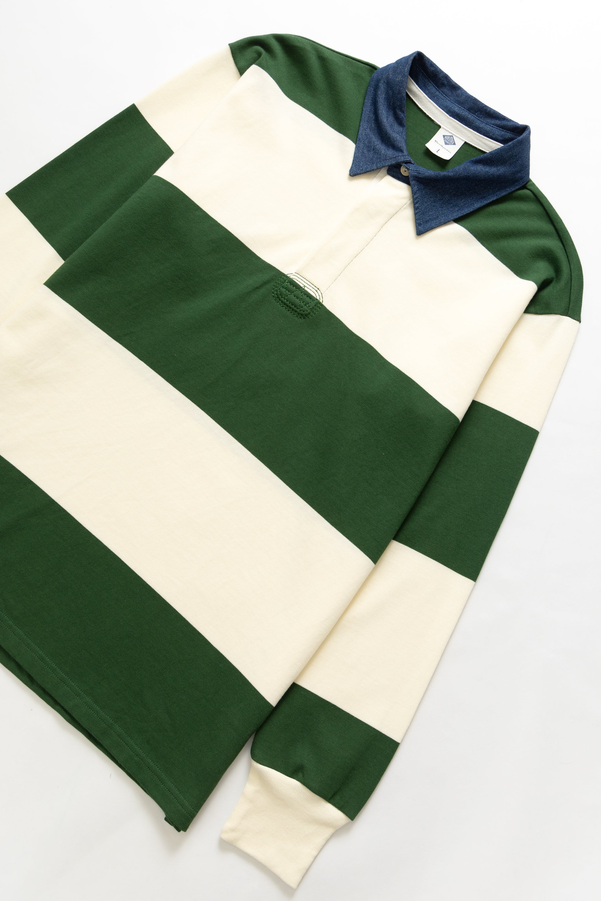 Non Stock MFG - Rugby Shirt - Green/White - Image 2