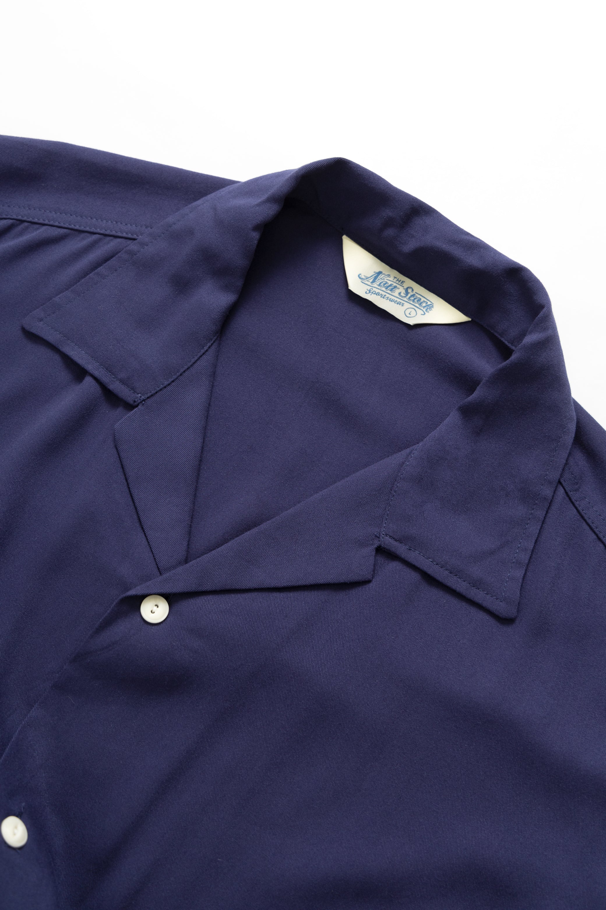 Non Stock MFG - Short Sleeve Rayon Shirt - Blue - Image 3