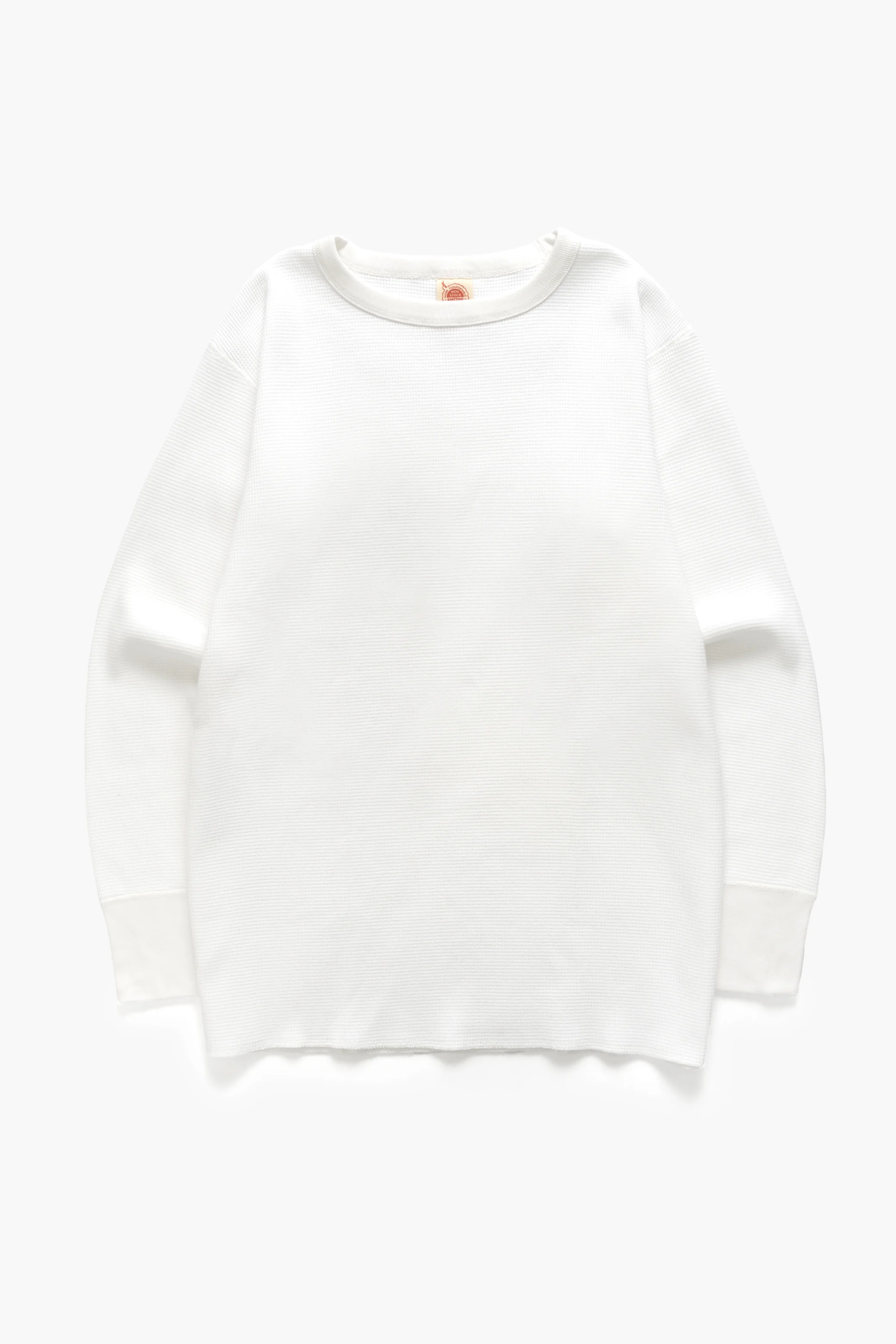 Non Stock MFG - Thermal Waffle Long Sleeve - White - Image 2