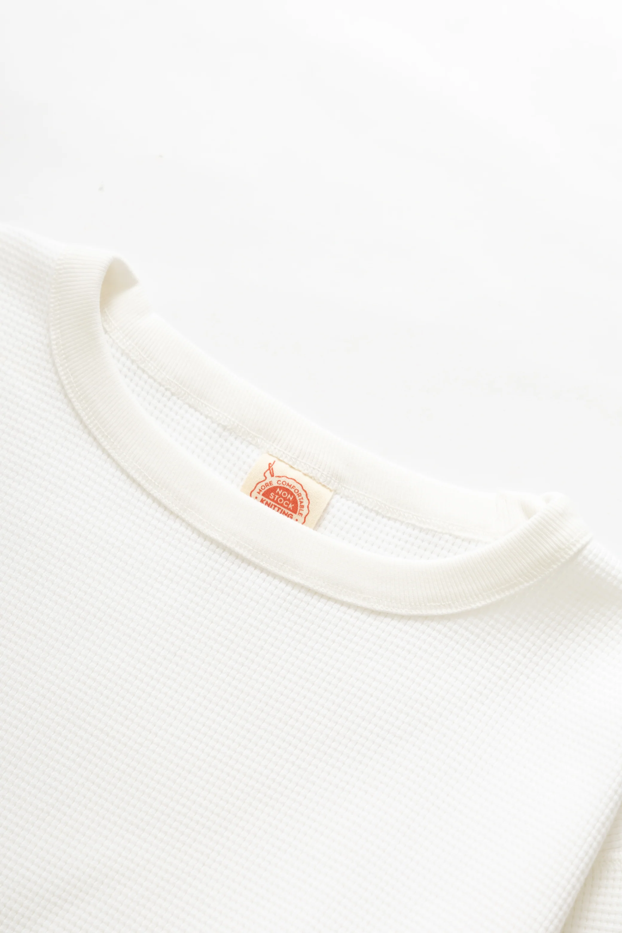 Non Stock MFG - Thermal Waffle Long Sleeve - White - Image 4