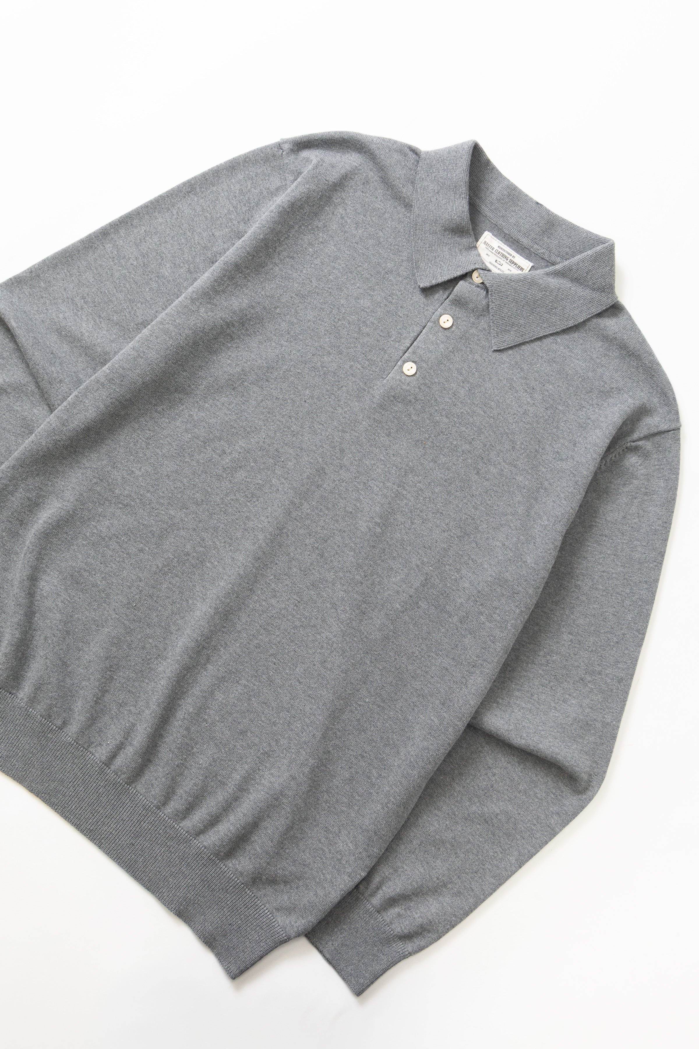 Okonkwo MFG - Three Button Polo - Grey - Image 3