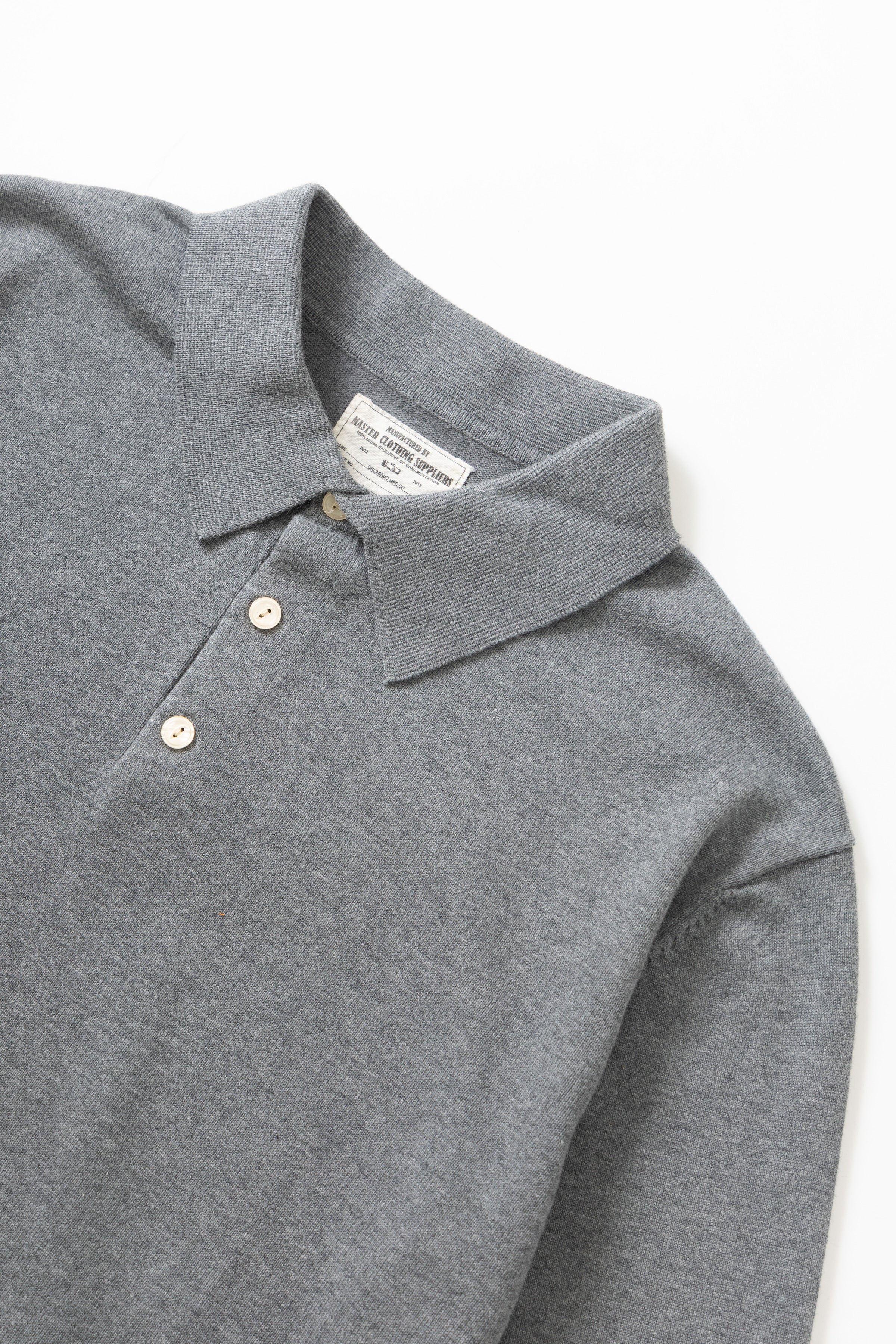 Okonkwo MFG - Three Button Polo - Grey - Image 4