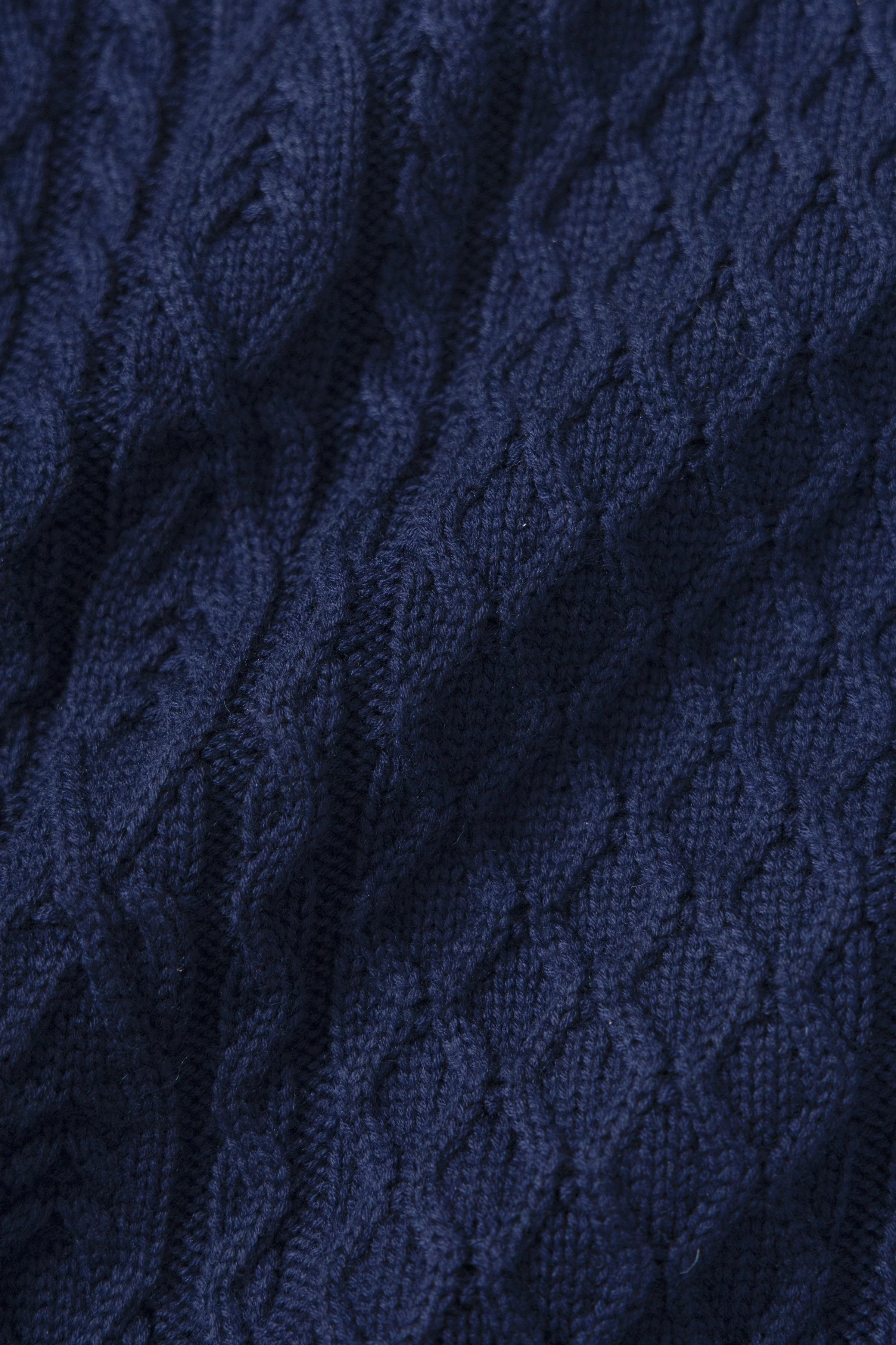 Okonkwo MFG - Cable Knit Sweater - Navy - Image 2