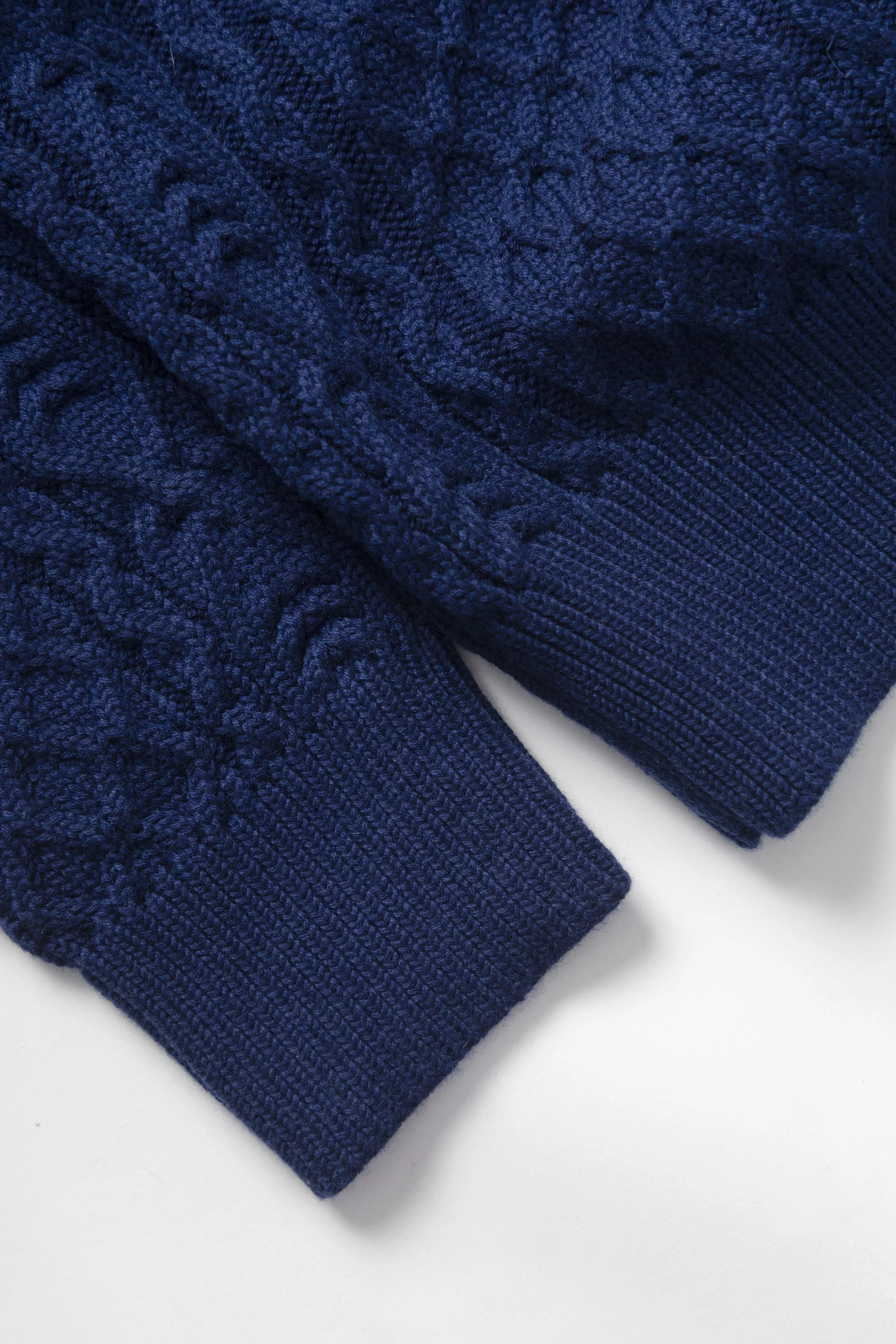 Okonkwo MFG - Cable Knit Sweater - Navy - Image 5