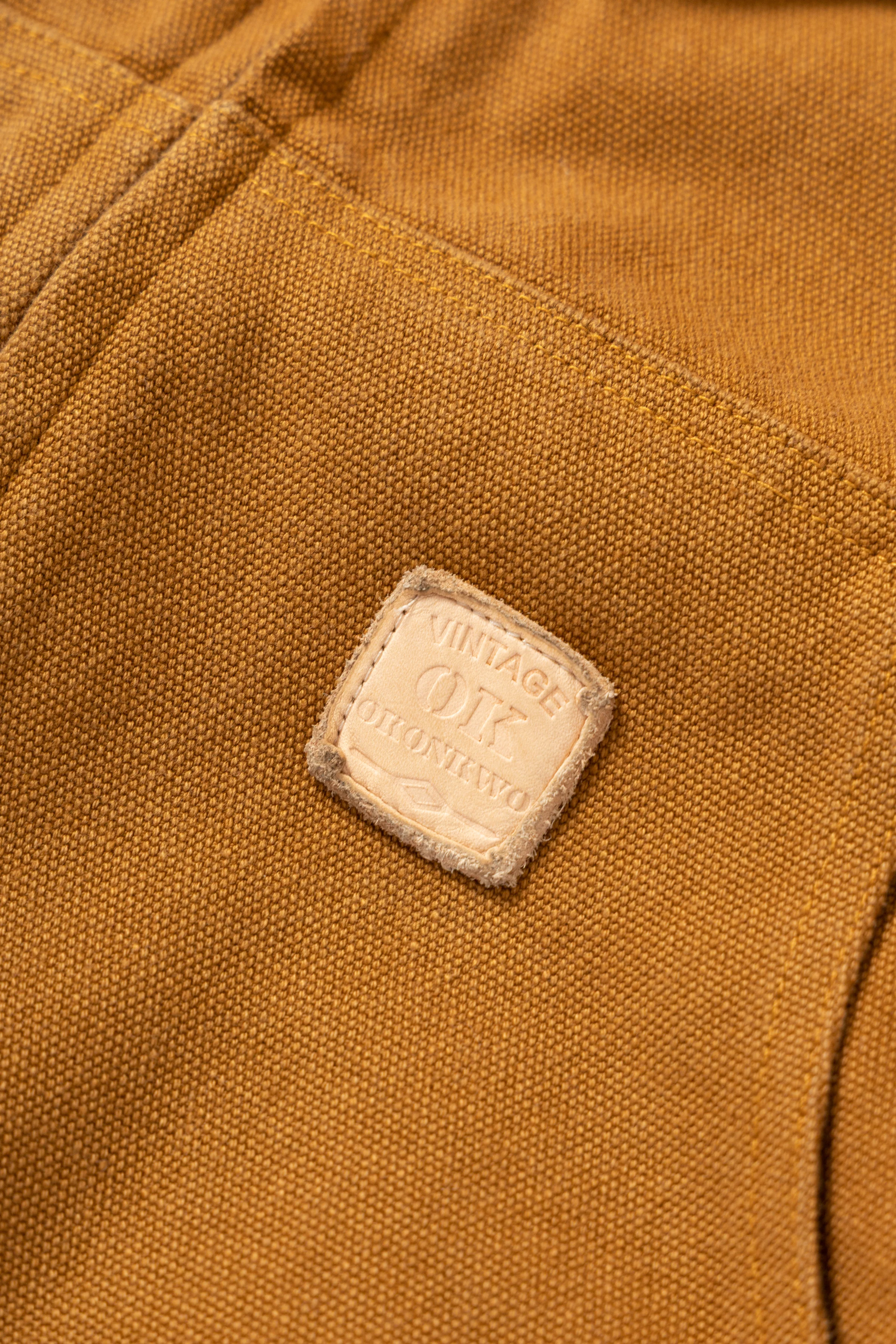 Okonkwo MFG - Canvas Hooded Jacket - Dark Khaki - Image 4