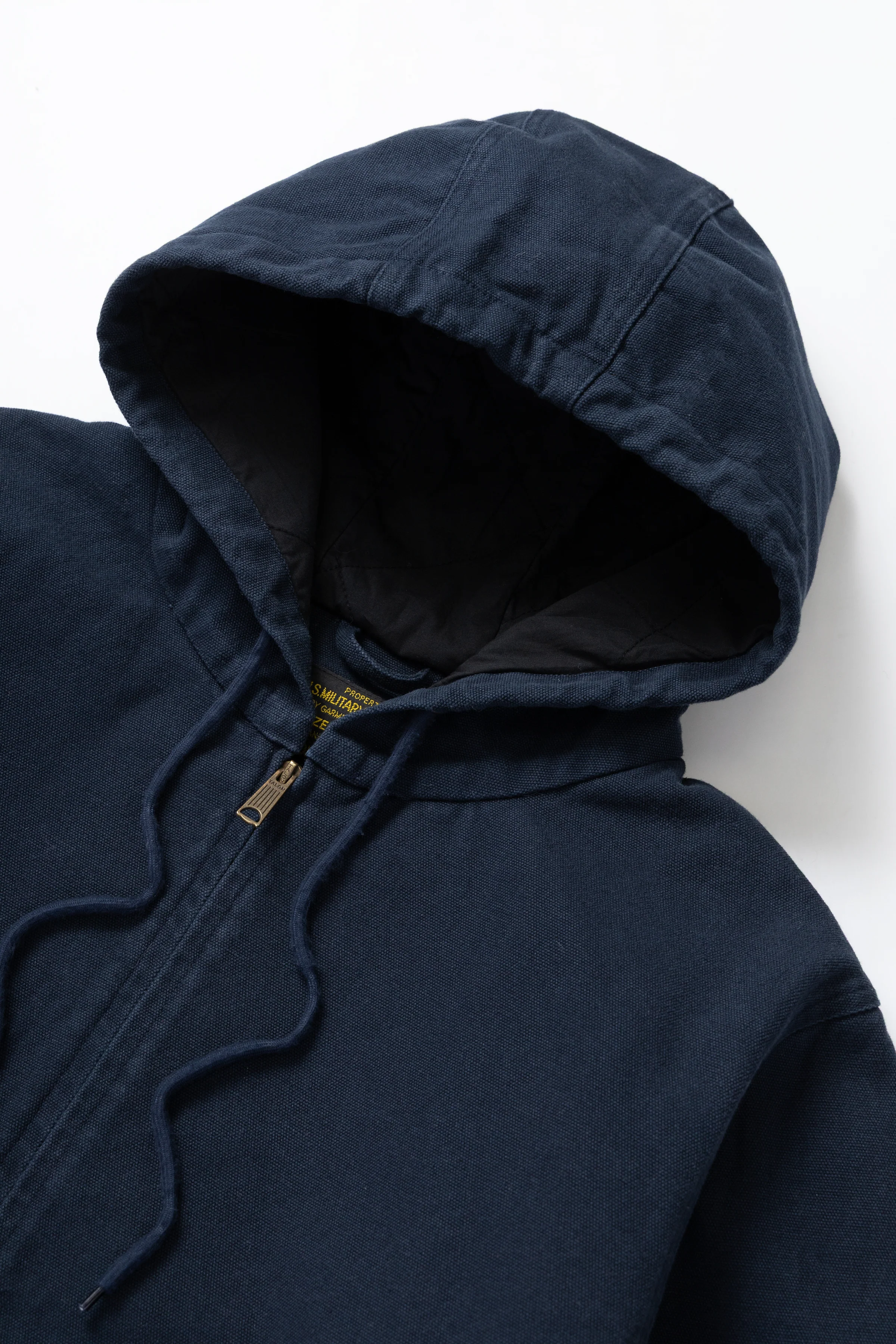 Okonkwo MFG - Canvas Hooded Jacket - Navy - Image 3