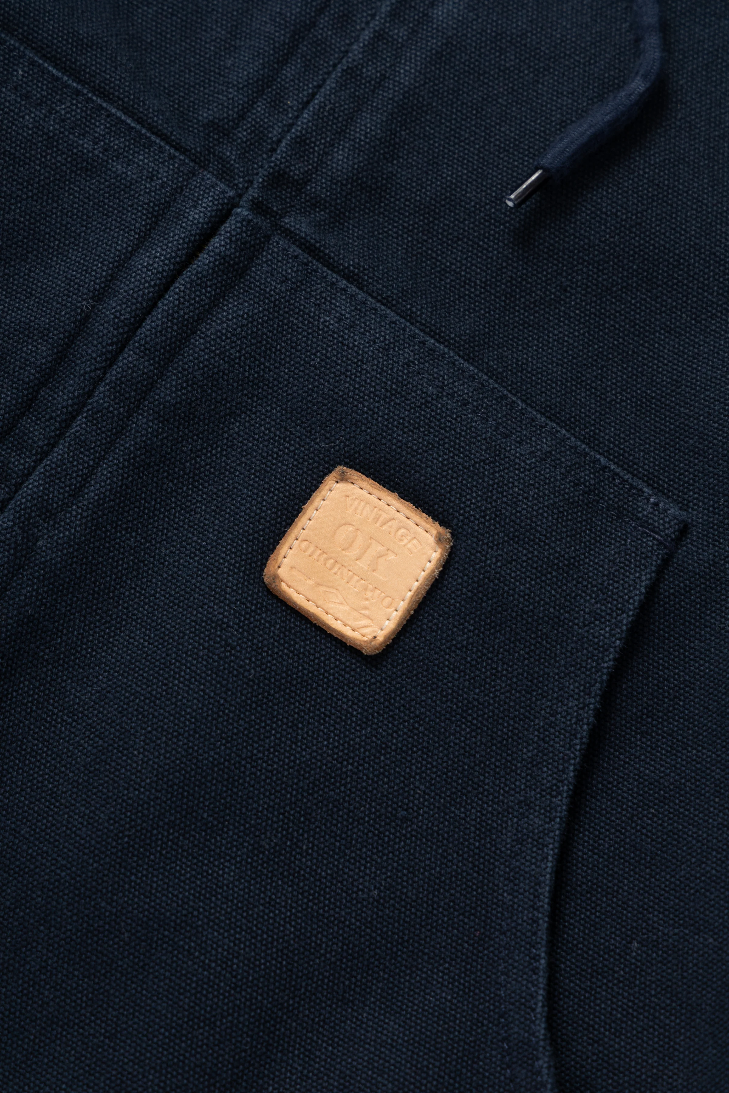 Okonkwo MFG - Canvas Hooded Jacket - Navy - Image 7