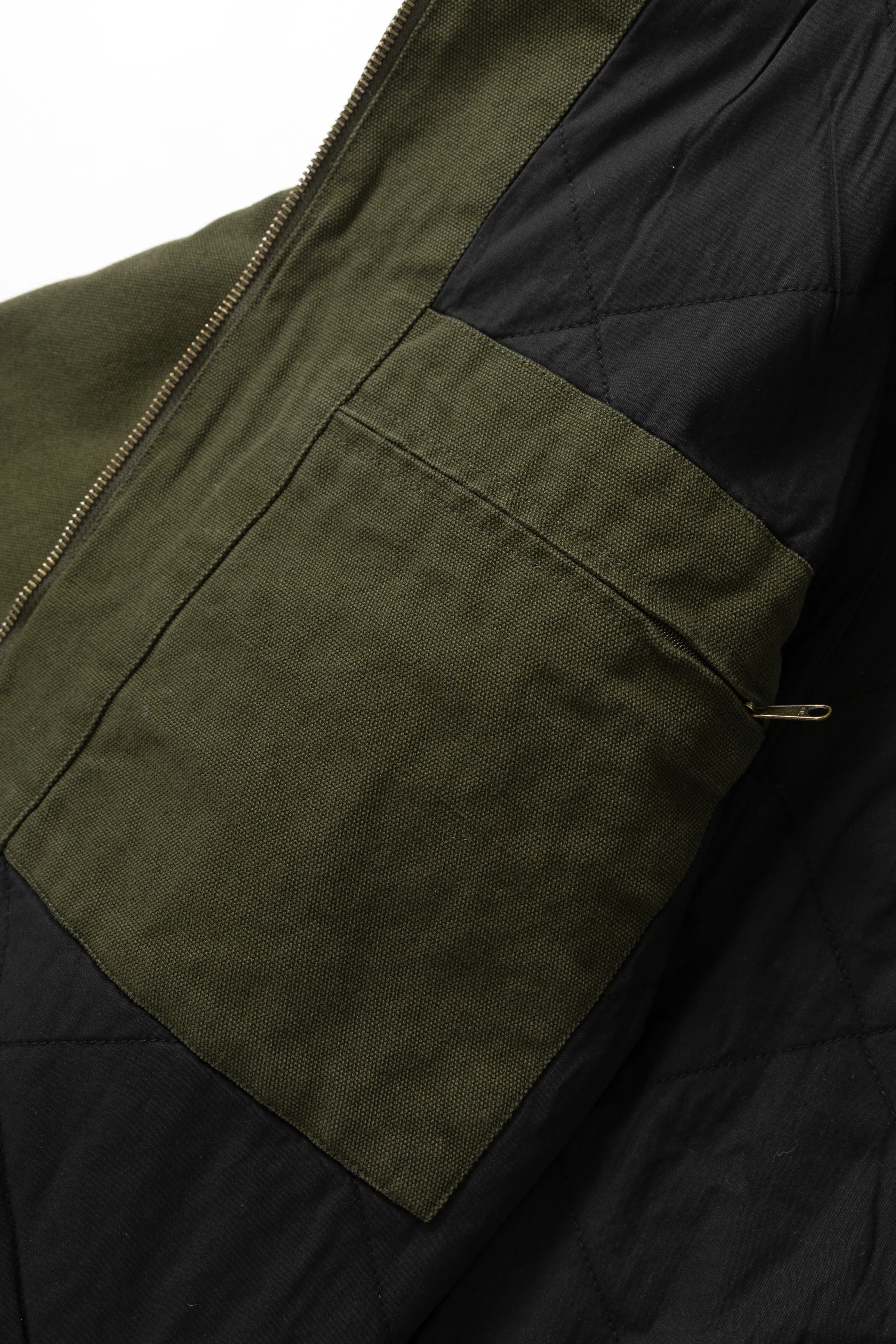 Okonkwo MFG - Canvas Hooded Jacket - Olive - Image 7