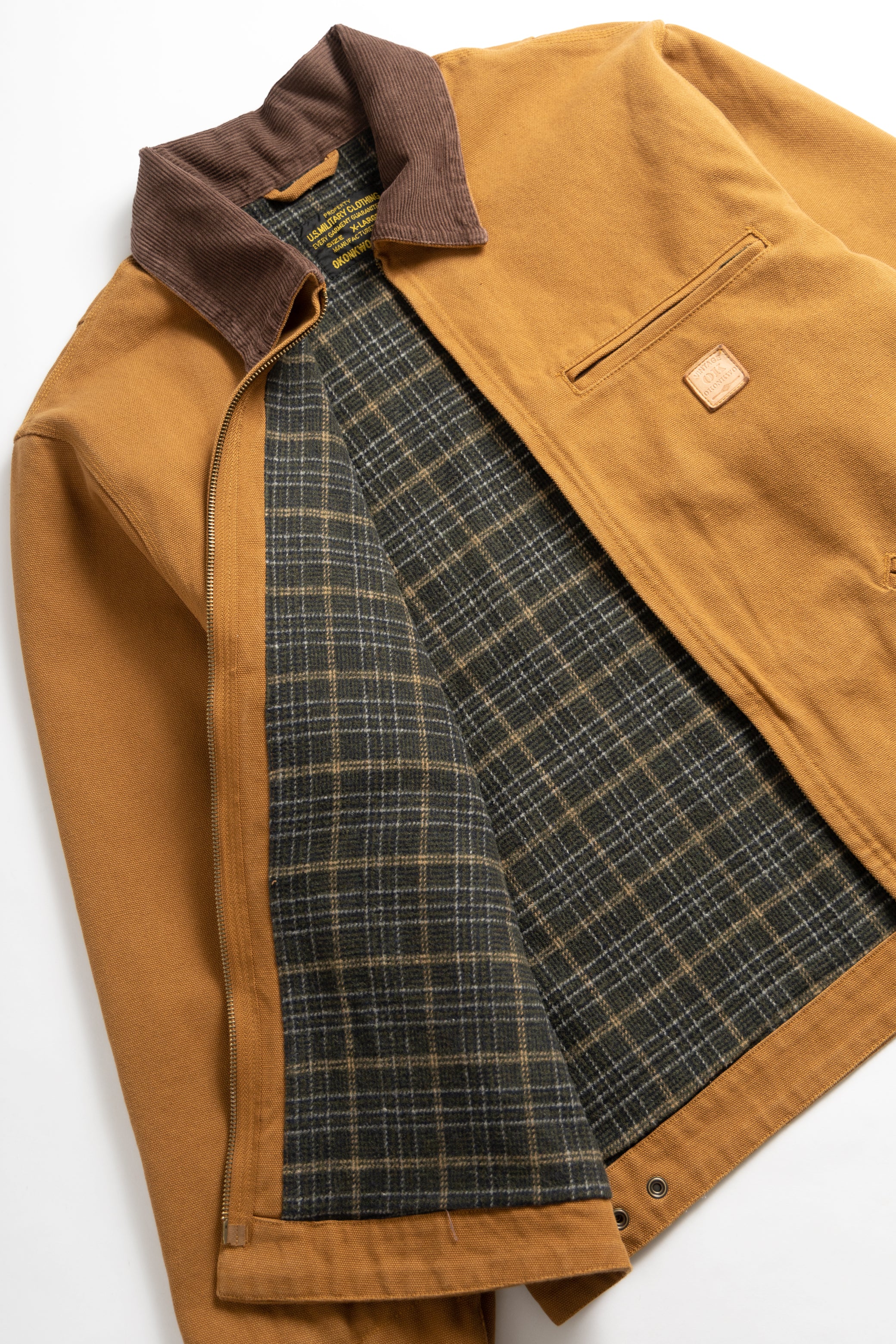 Okonkwo MFG - Canvas Work Jacket - Dark Khaki - Image 3