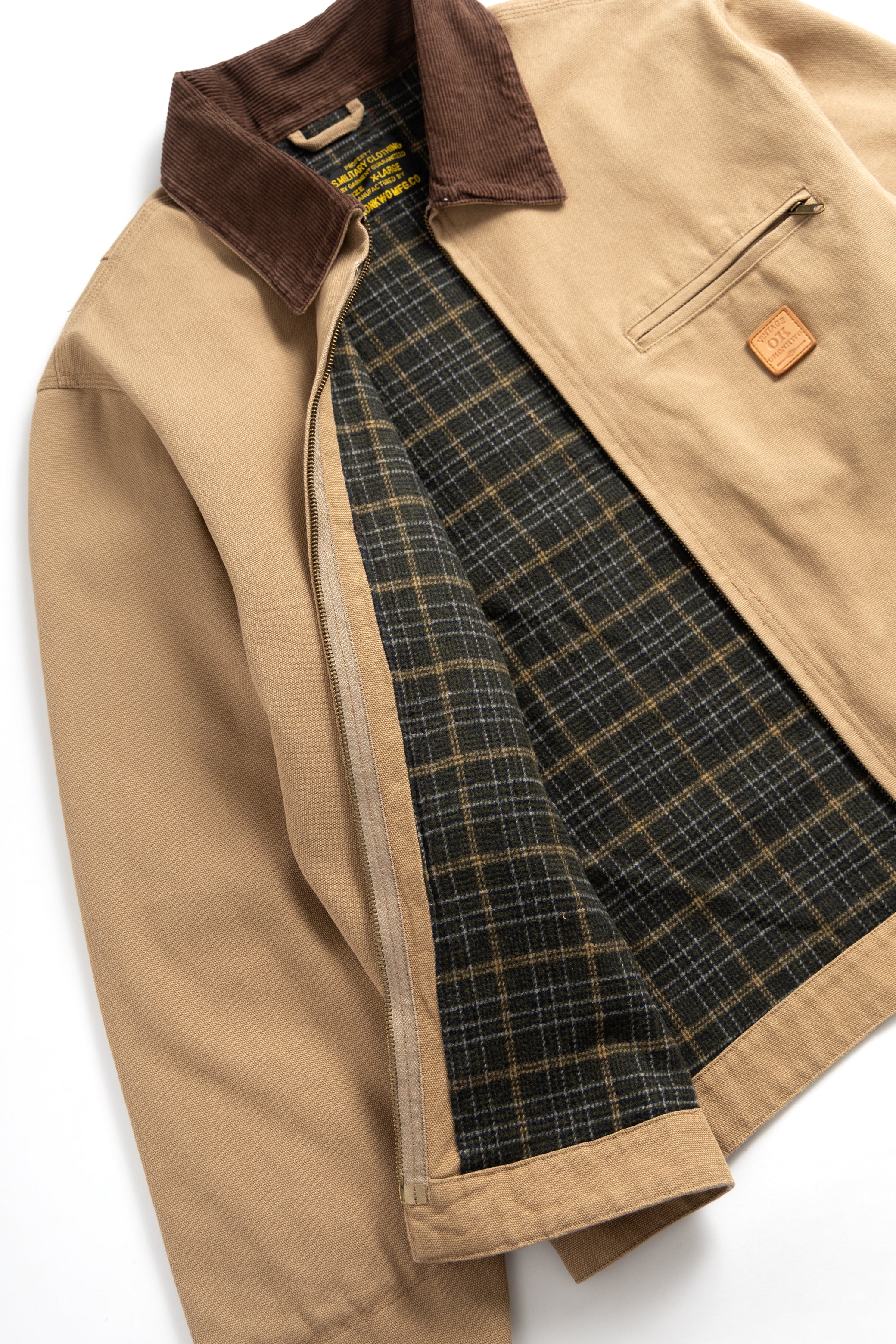 Okonkwo MFG - Canvas Work Jacket - Light Khaki - Image 3
