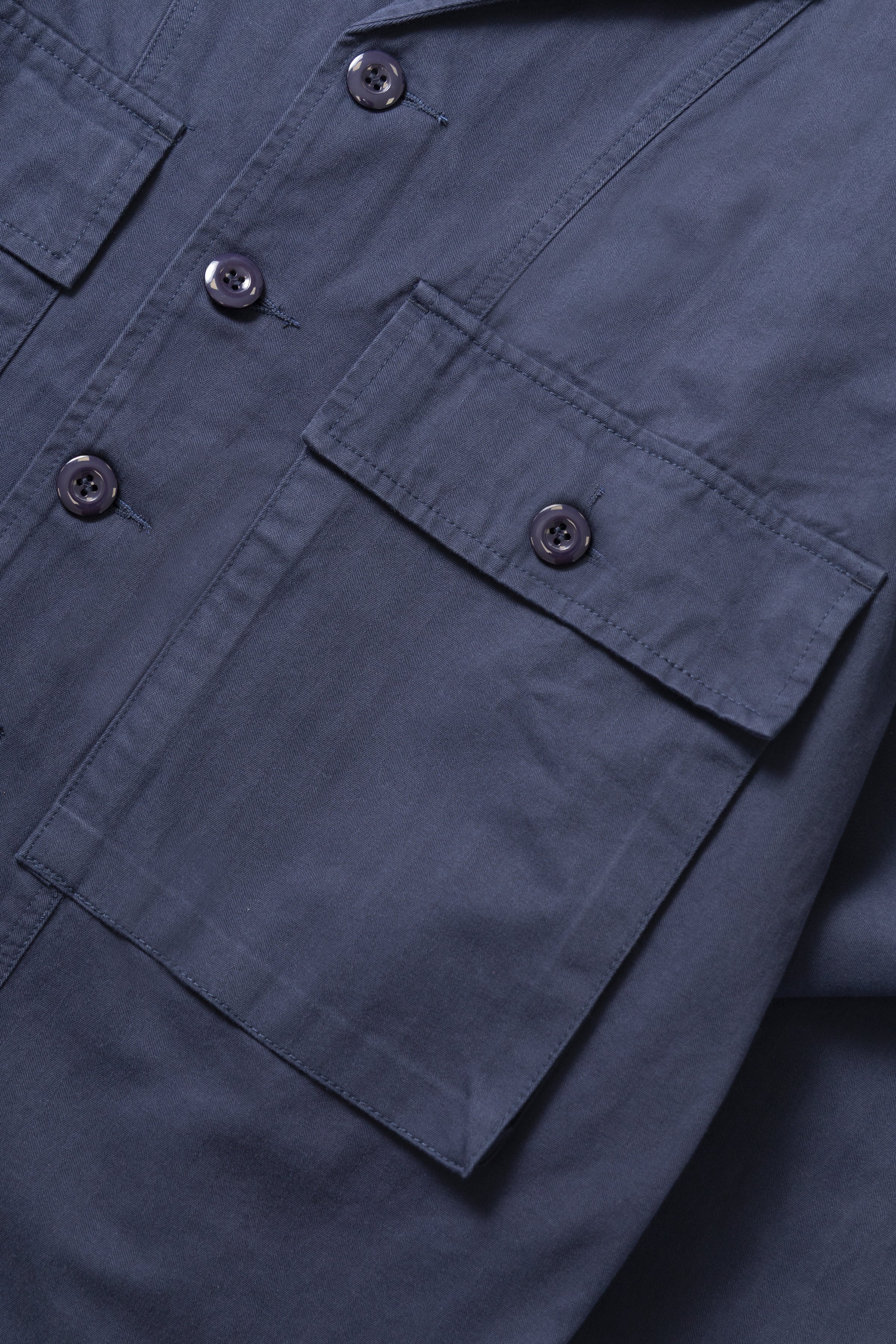 Okonkwo MFG - Cuban HBT Overshirt - Navy - Image 4
