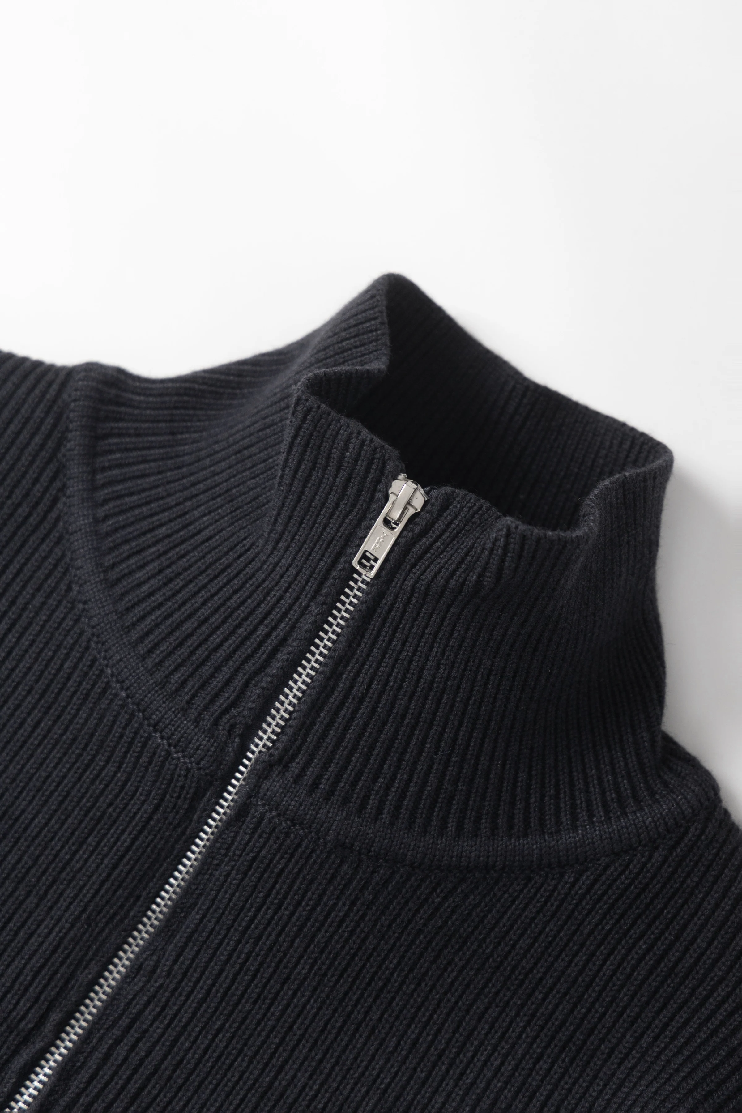 Okonkwo MFG - Double-Zip Cardigan - Dark Grey - Image 2