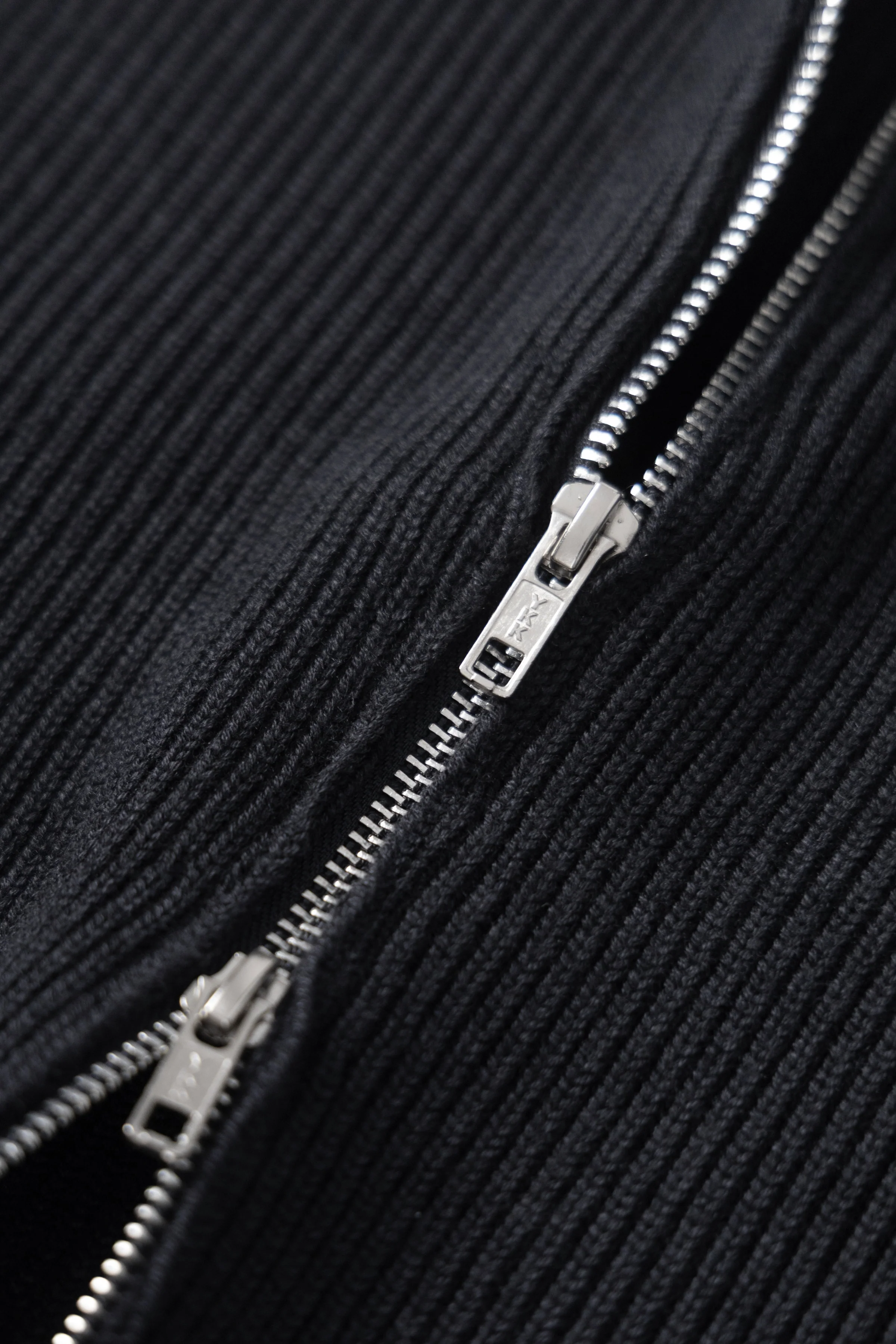 Okonkwo MFG - Double-Zip Cardigan - Dark Grey - Image 4