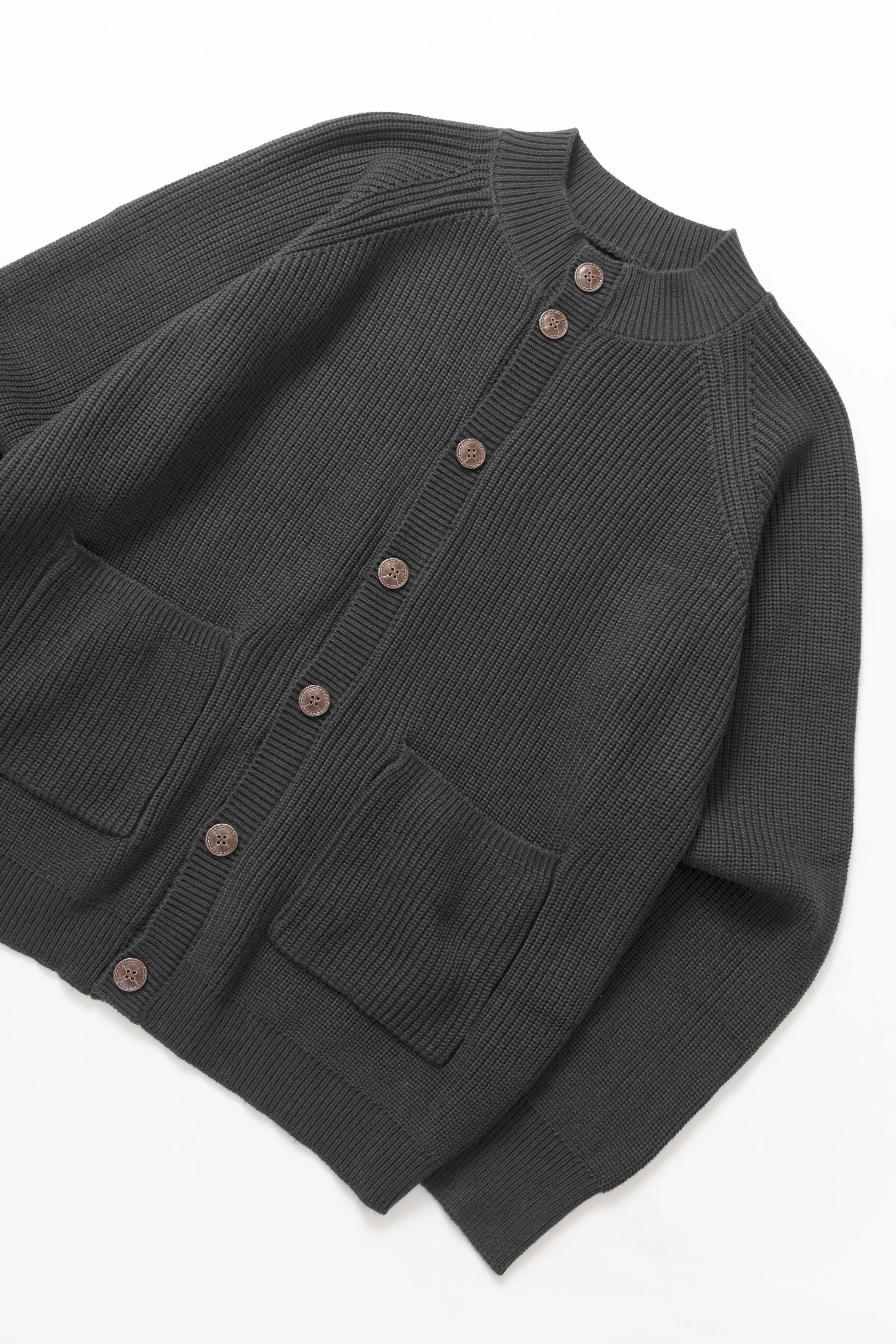 Okonkwo MFG - Knitted Cardigan - Grey - Image 2
