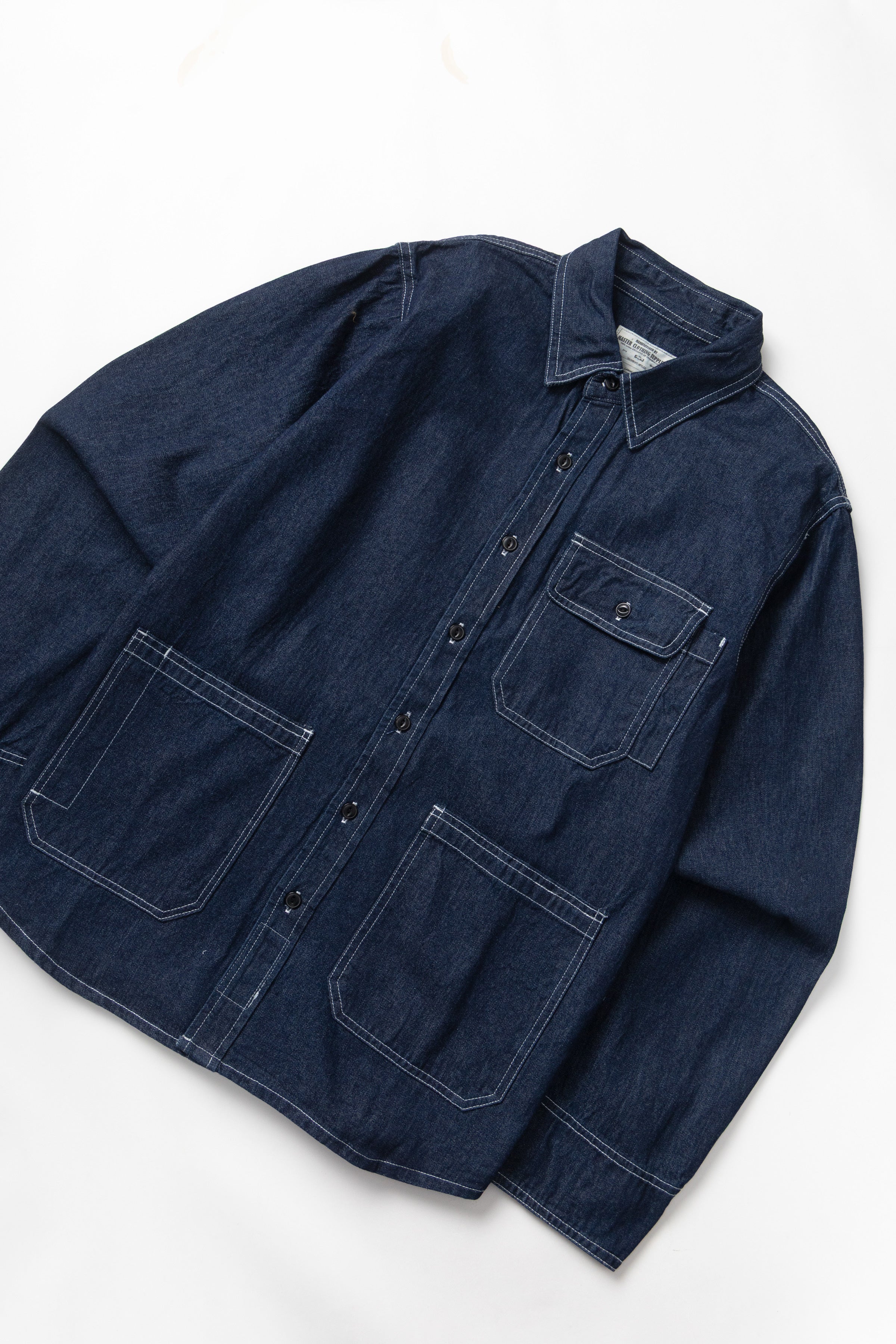 Okonkwo MFG - Multi-Pocket Denim Shirt - Indigo - Image 2