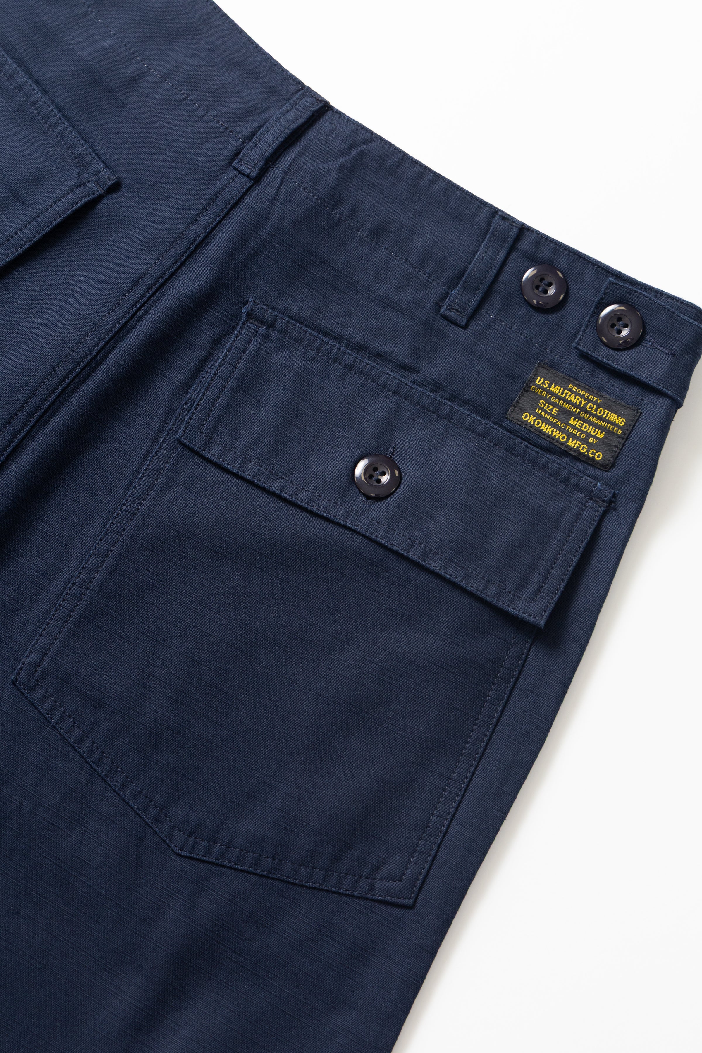 Okonkwo MFG - OG107 Fatigue Shorts - Navy - Image 6