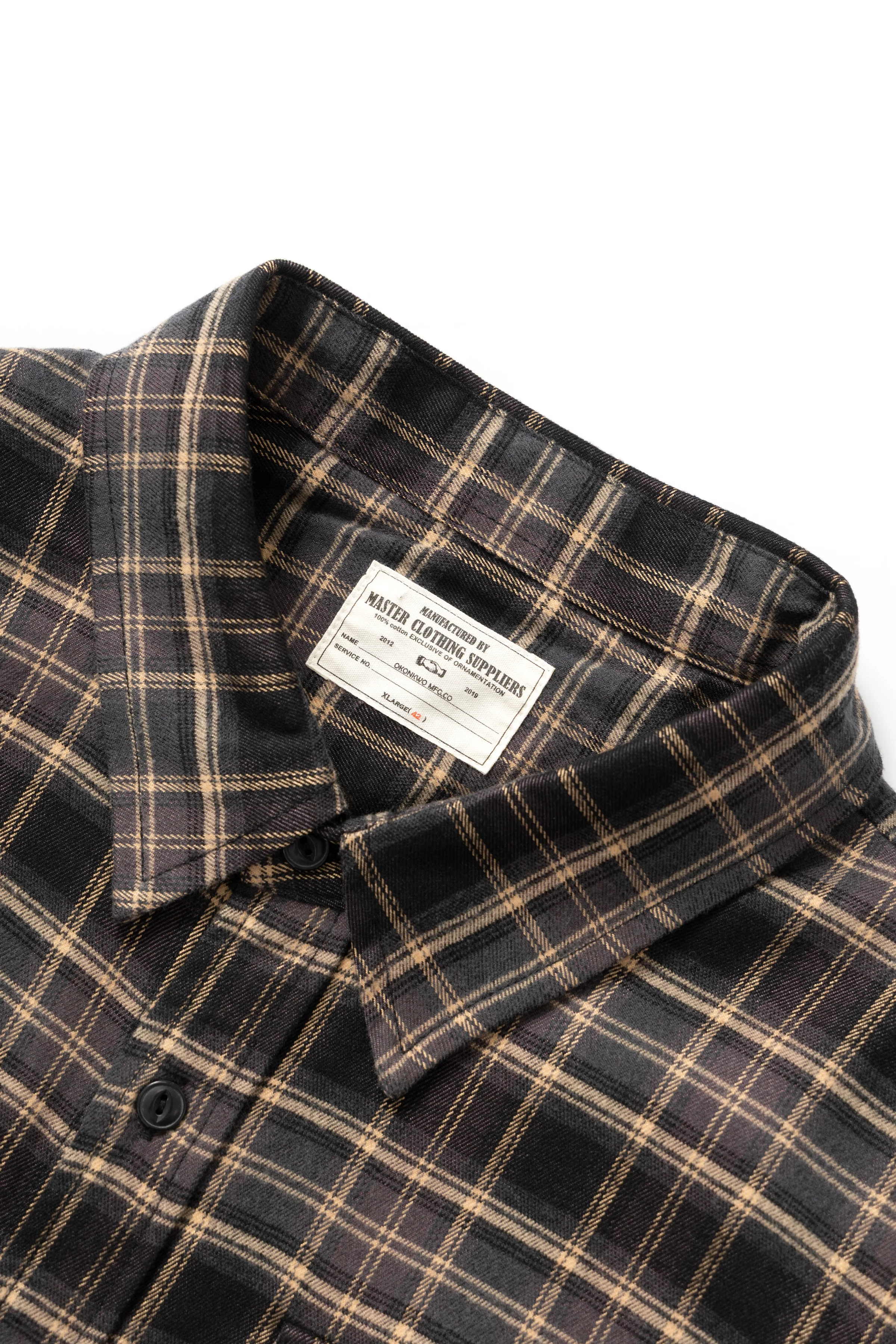 Okonkwo MFG - Plaid Shirt - Grey - Image 5