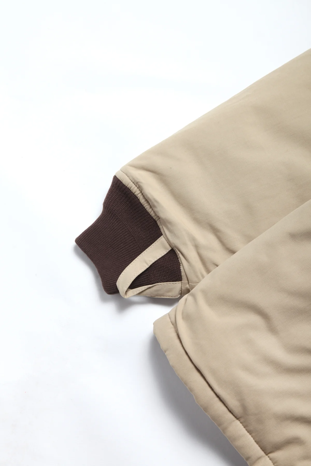 Okonkwo MFG - Quilted Bomber Jacket - Ecru - Image 3