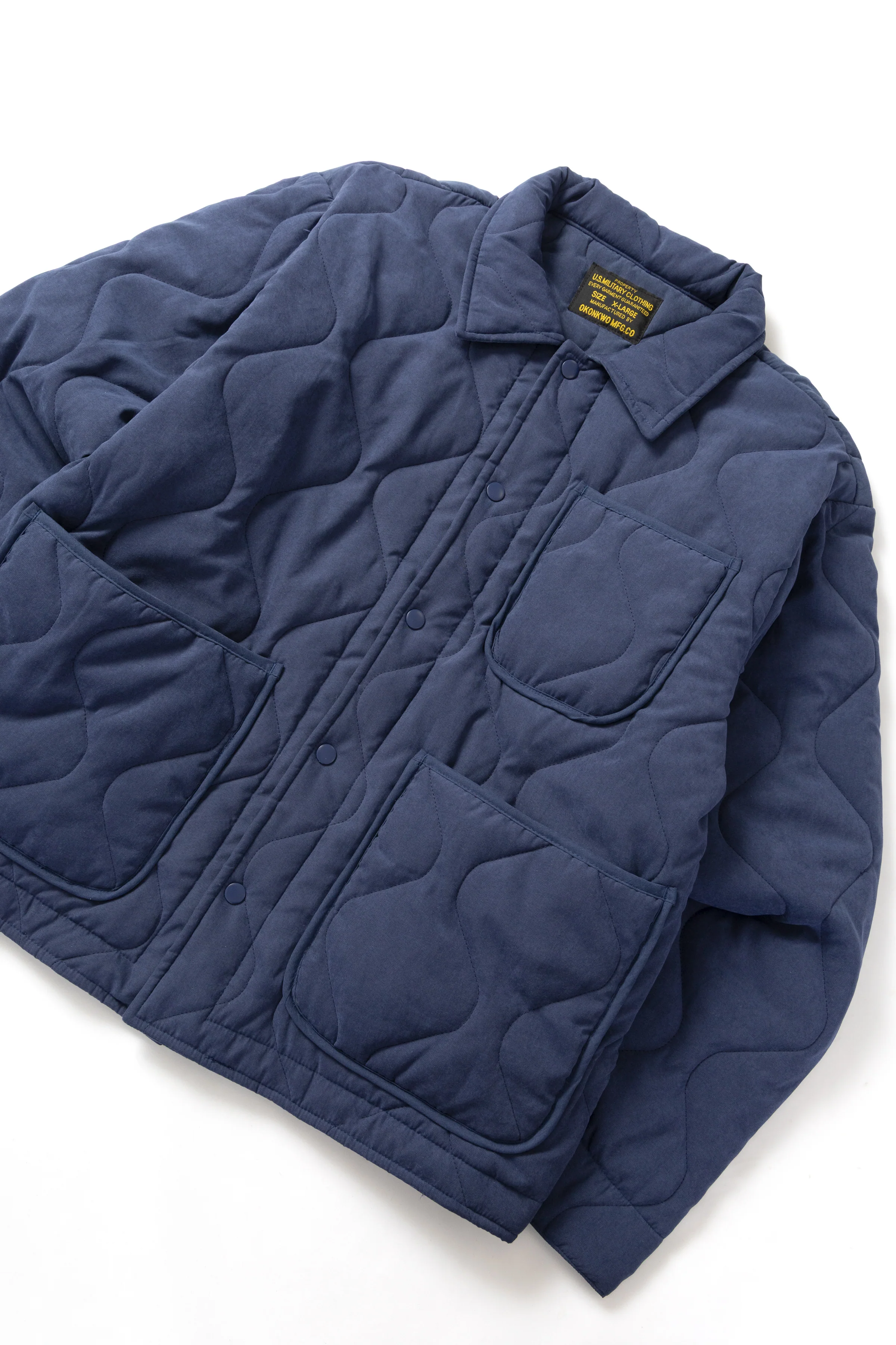 Okonkwo MFG - Quilted Jacket - Blue - Image 2