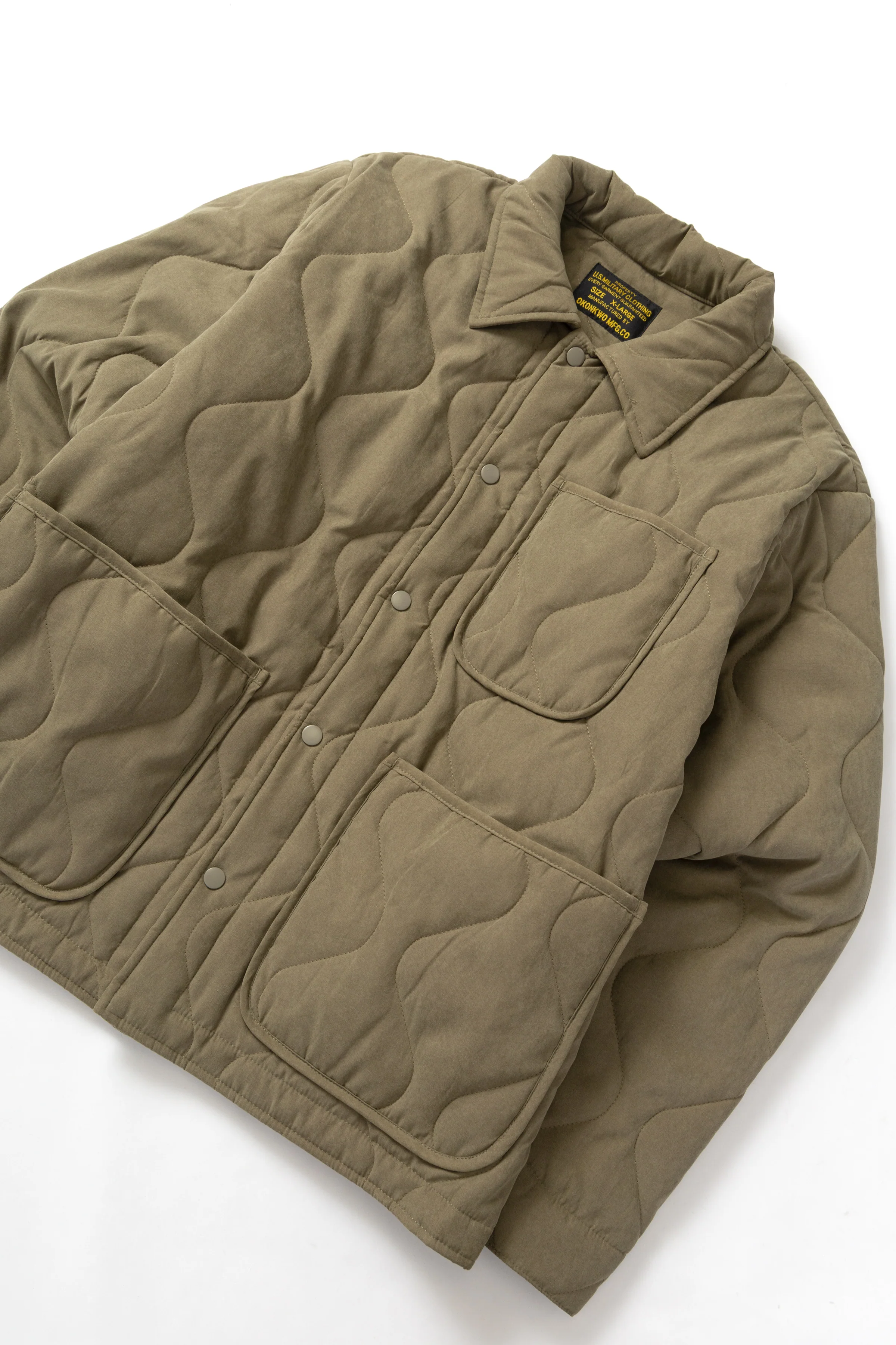 Okonkwo MFG - Quilted Jacket - Olive - Image 2