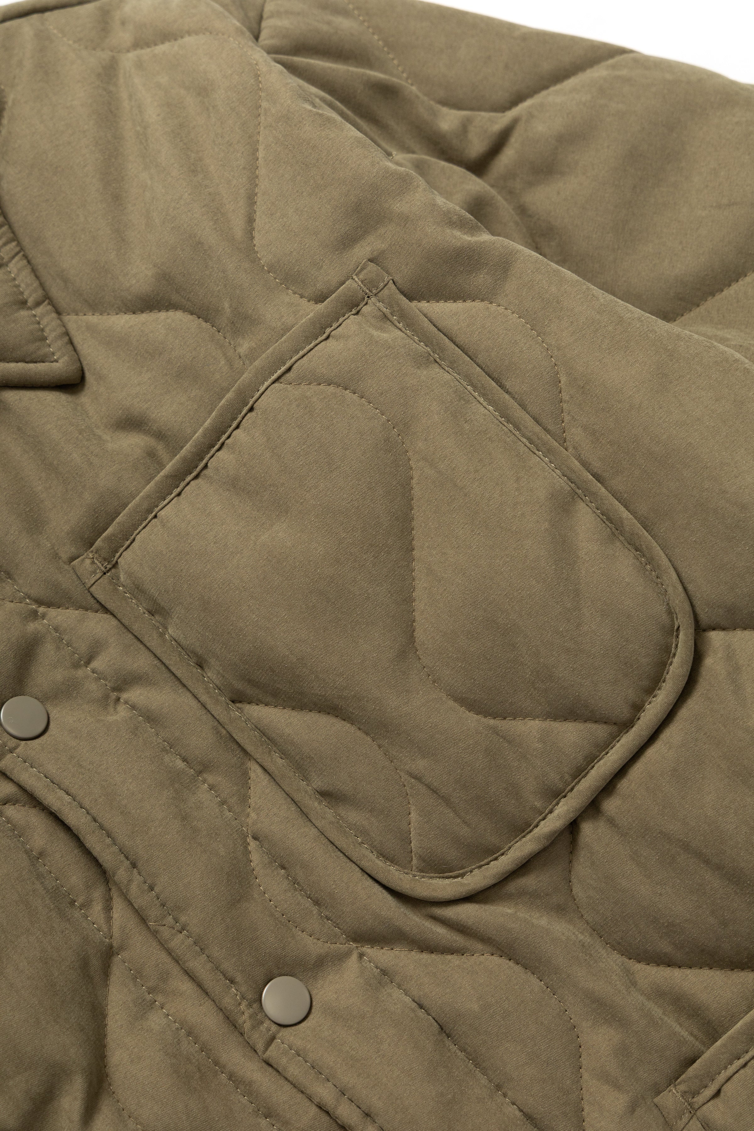 Okonkwo MFG - Quilted Jacket - Olive - Image 3
