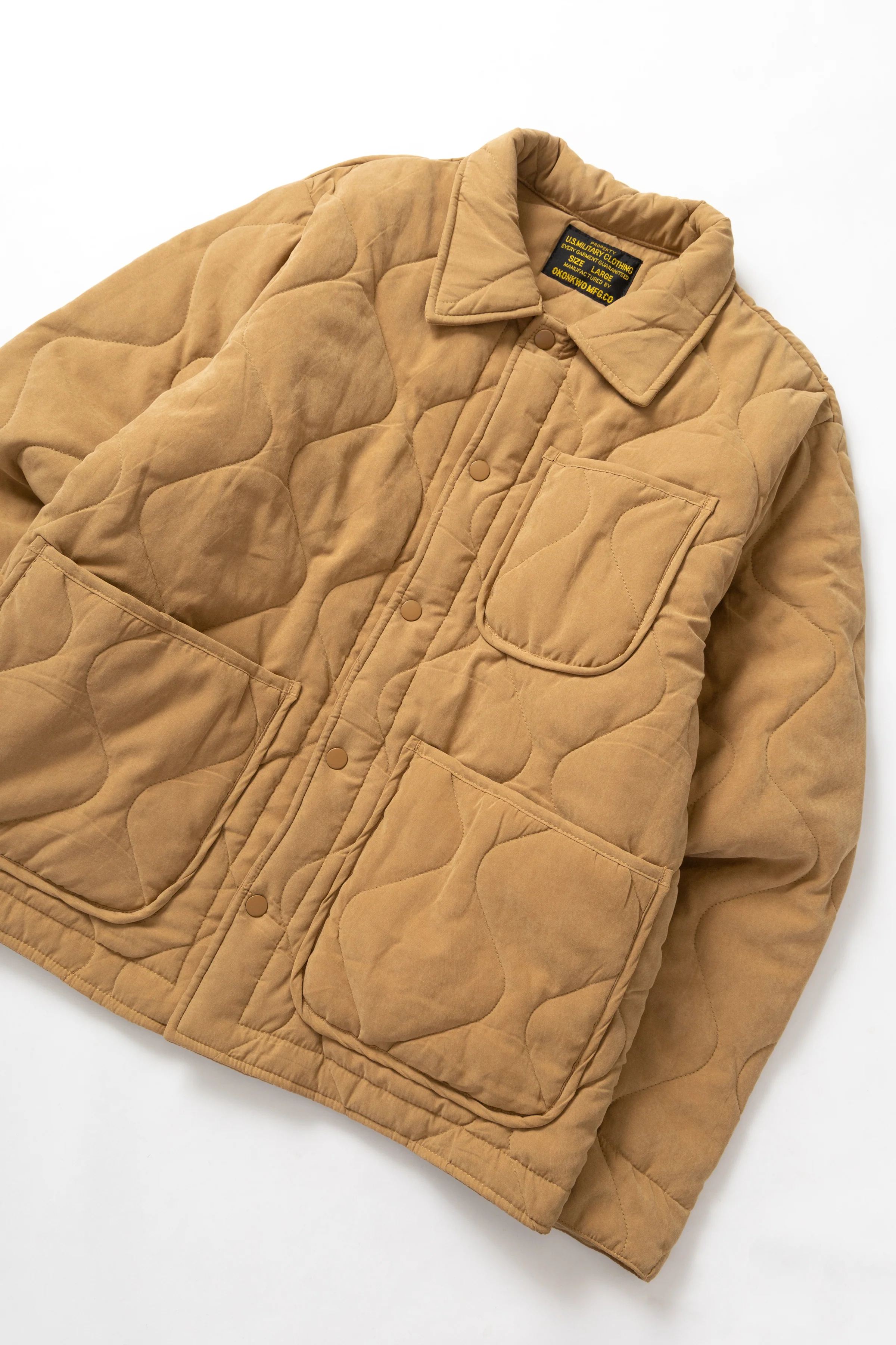 Okonkwo MFG - Quilted Jacket - Tan - Image 2