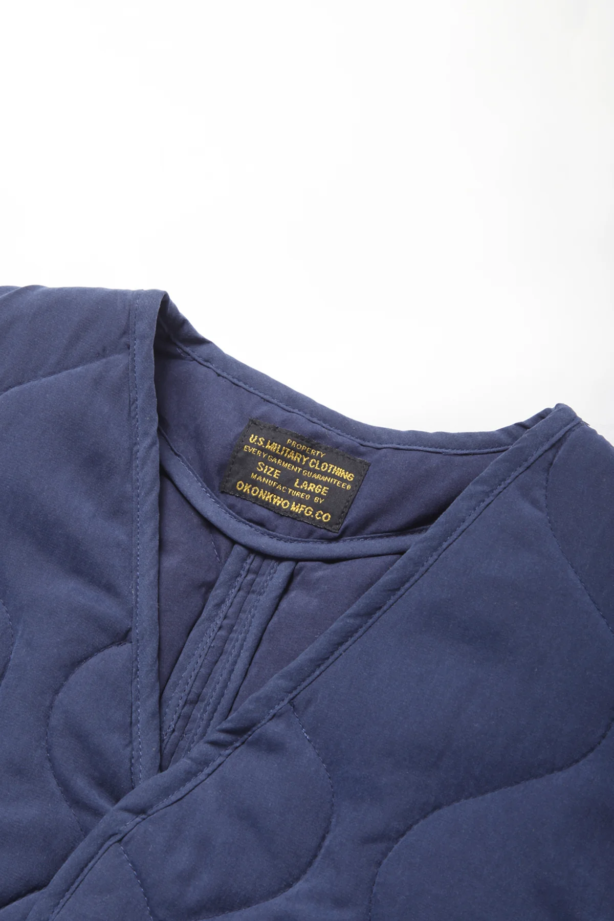 Okonkwo MFG - Quilted Liner Gilet - Blue - Image 2
