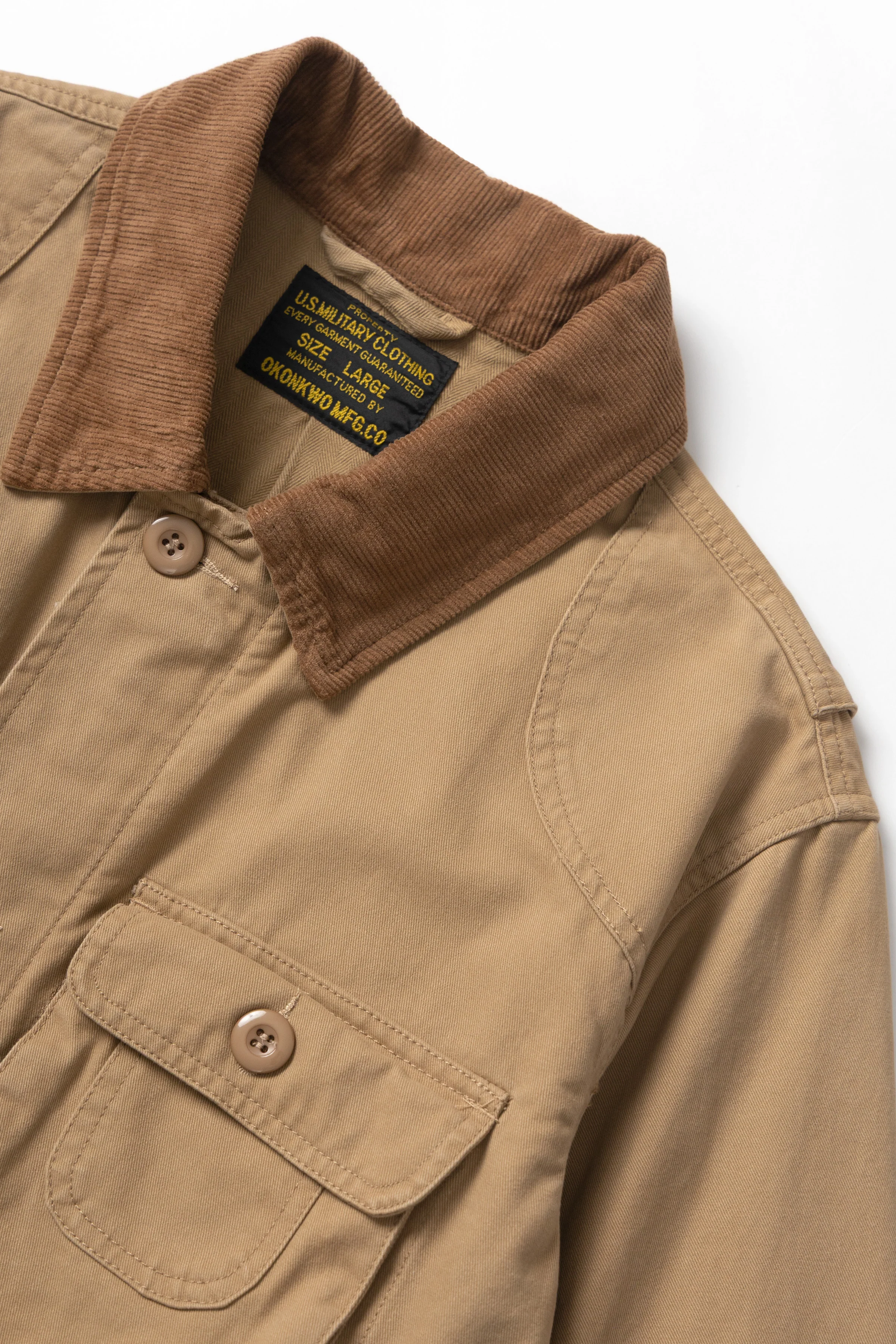 Okonkwo MFG - Twill Hunting Jacket - Tan - Image 3