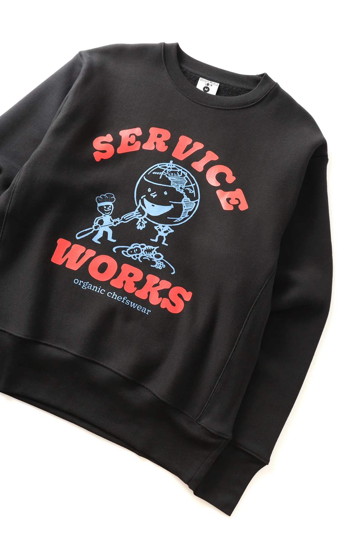 Service Works - Organic Chefswear Crewneck - Black - Image 2