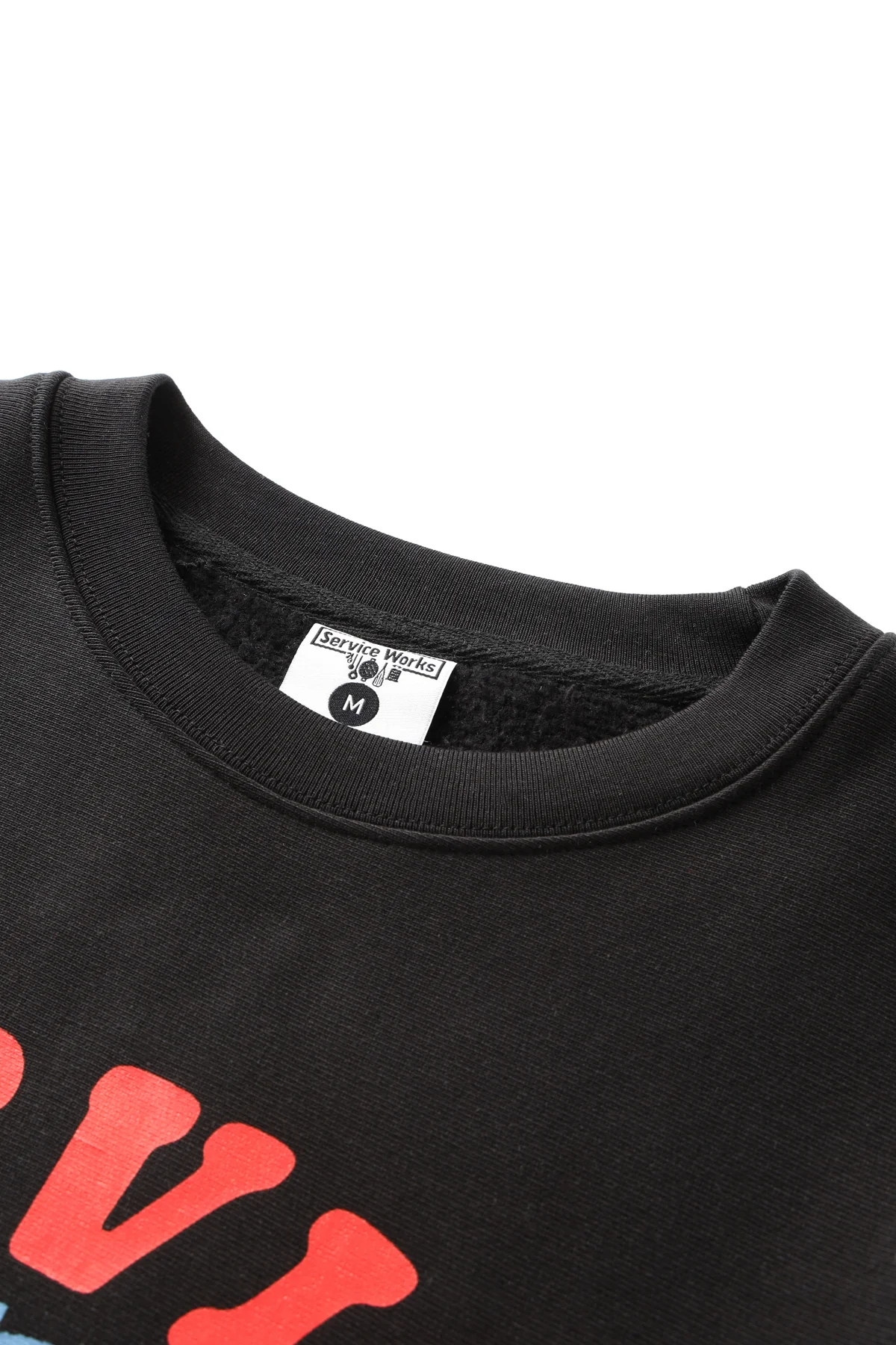 Service Works - Organic Chefswear Crewneck - Black - Image 3