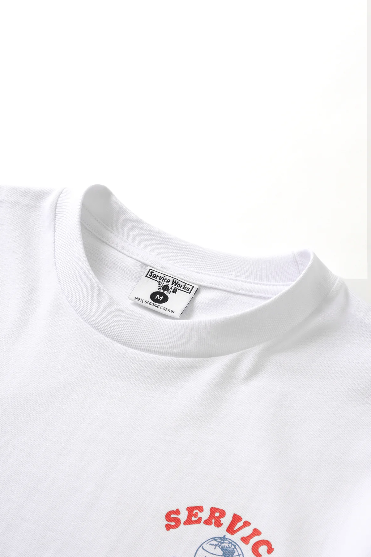 Service Works - Organic Chefswear Tee - White - Image 4