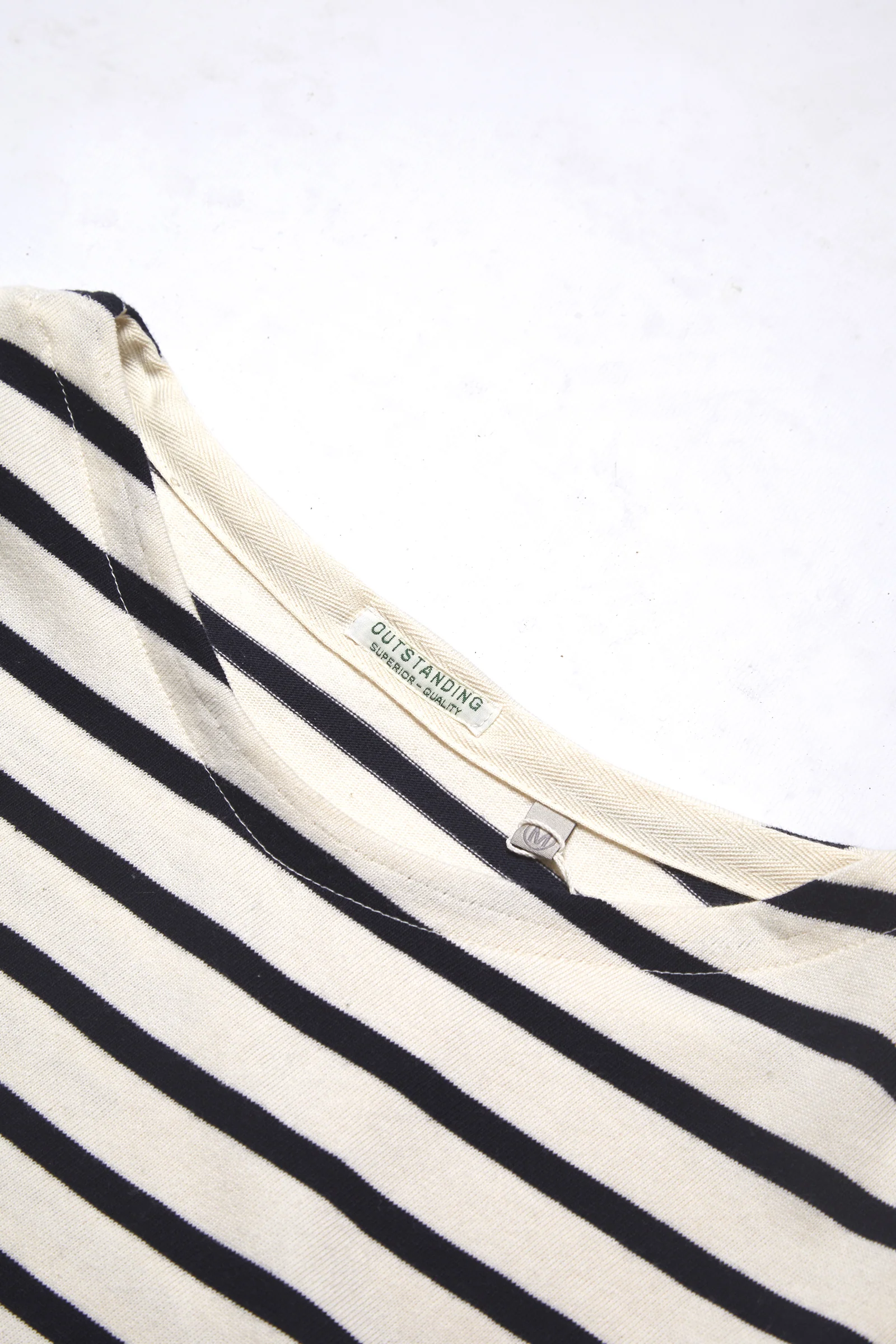 Outstanding & Co. - Boatneck Breton Stripe Top - Ivory - Image 2