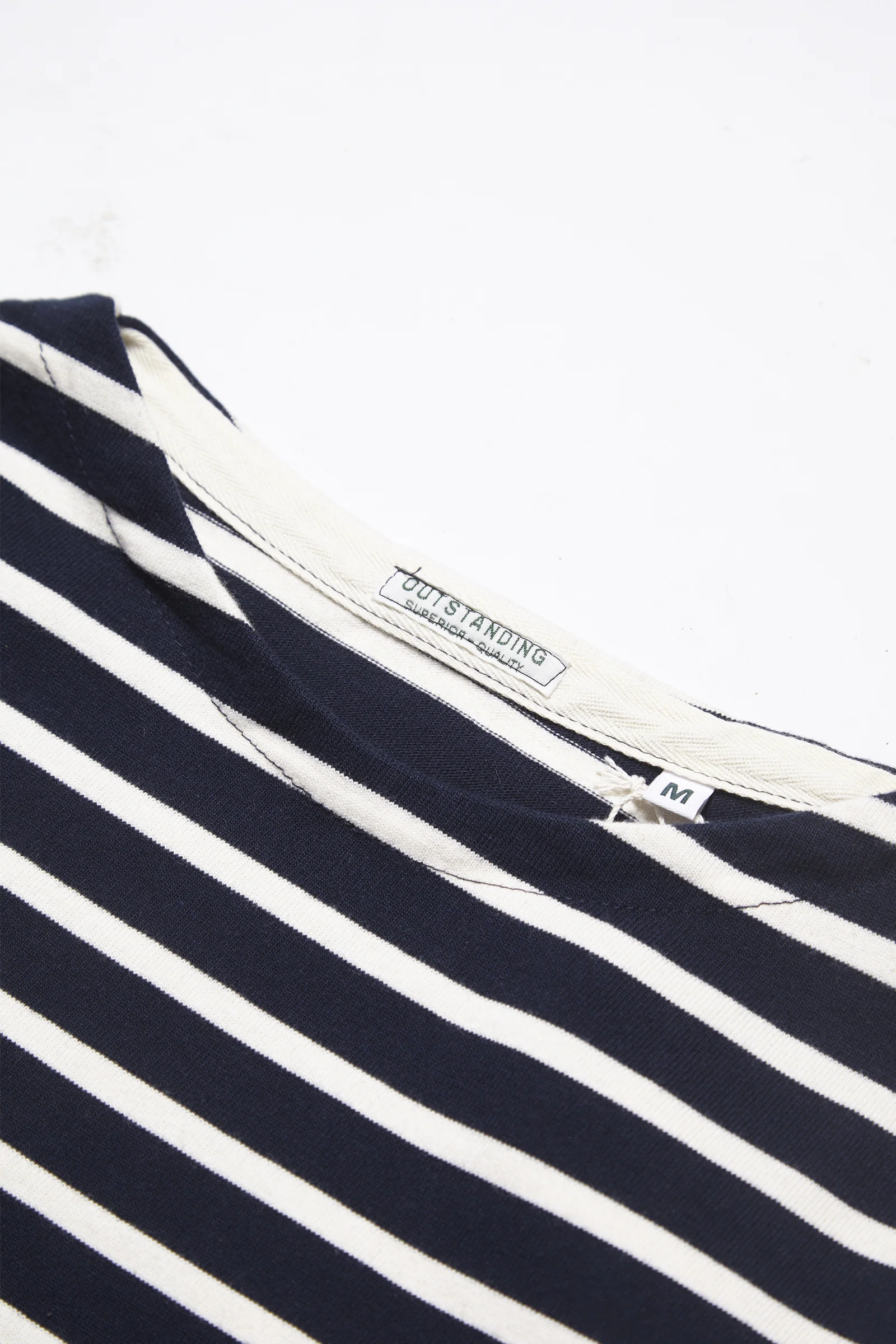 Outstanding & Co. - Boatneck Breton Stripe Top - Navy - Image 2