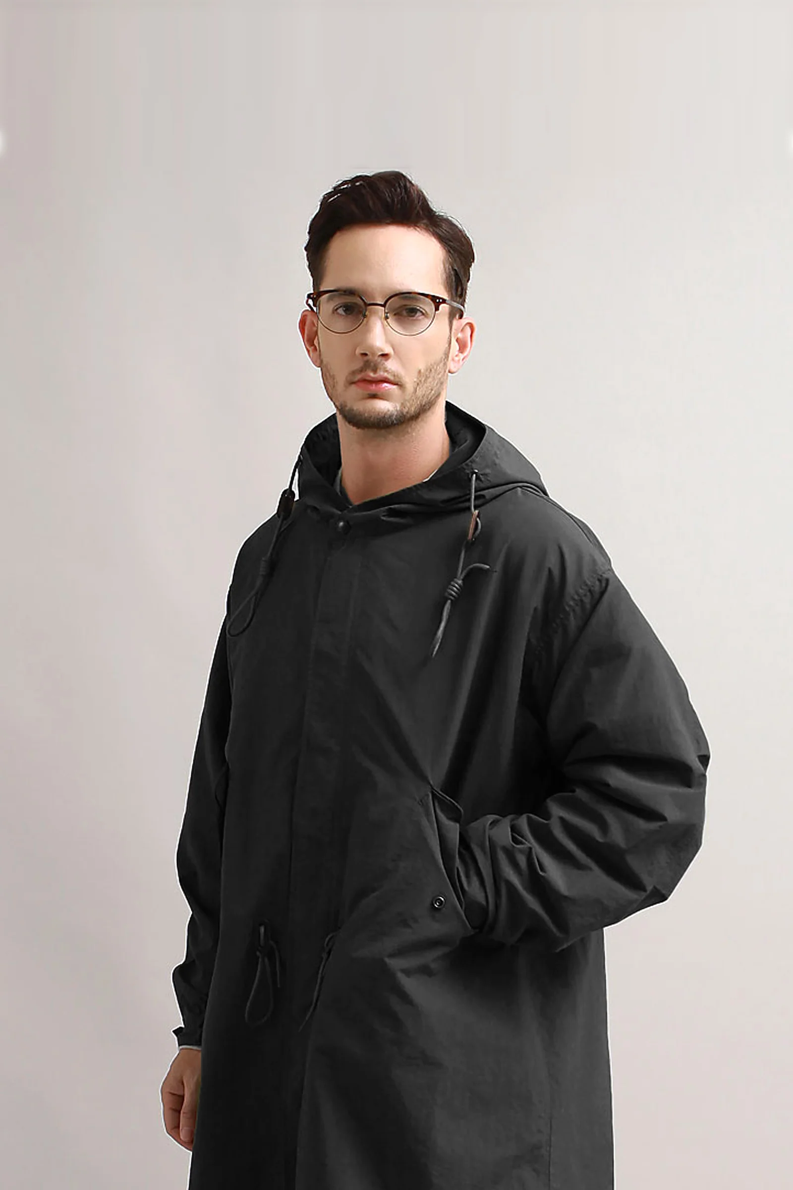 Outstanding & Co. - Nylon Fishtail Parka - Black - Image 2