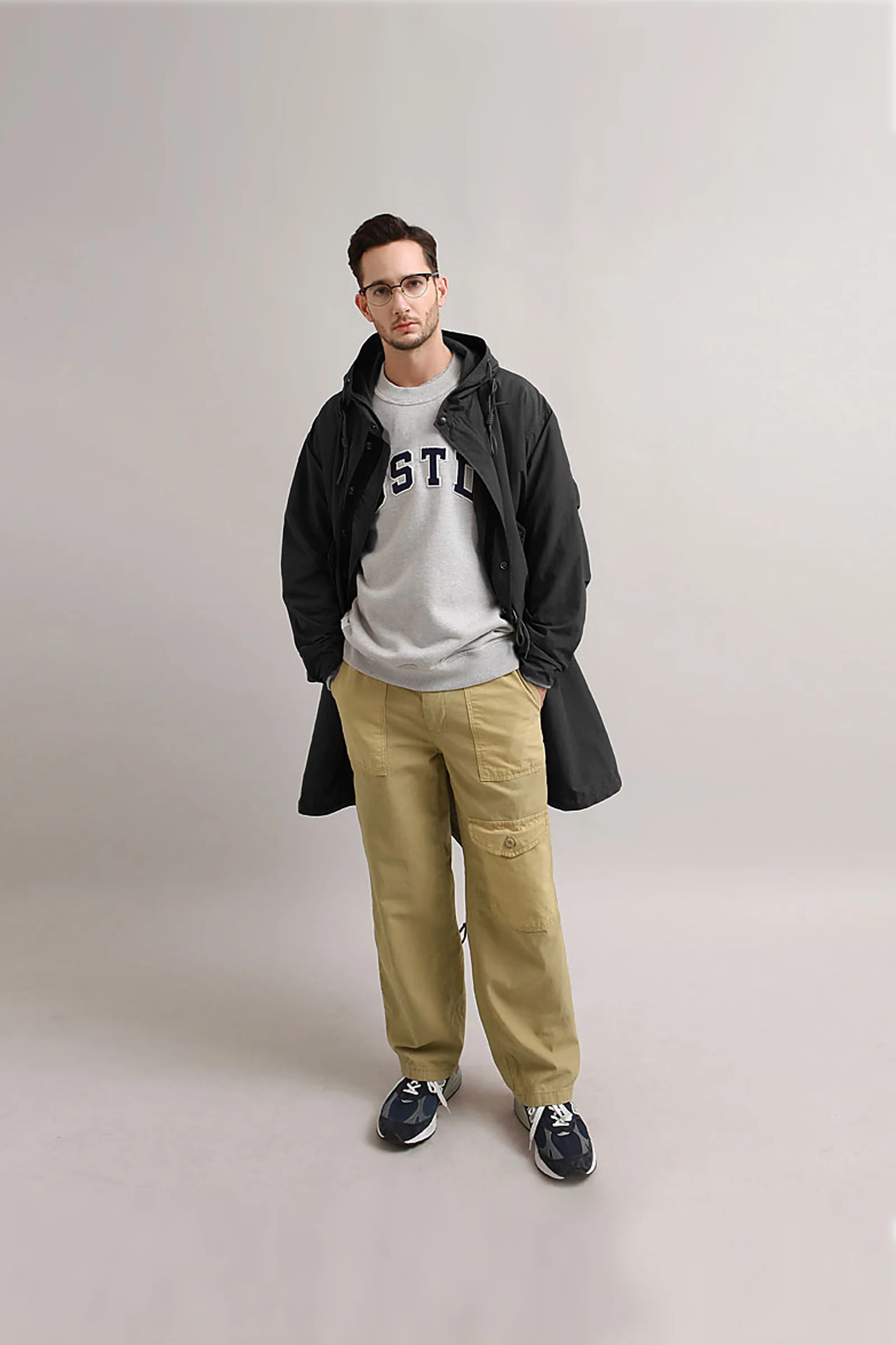 Outstanding & Co. - Nylon Fishtail Parka - Black - Image 3