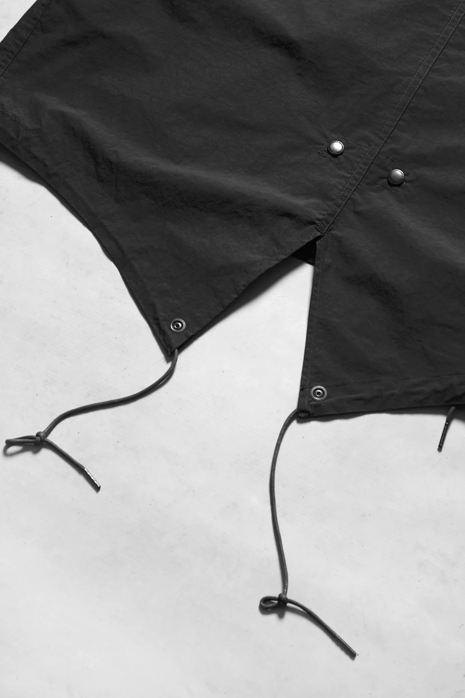 Outstanding & Co. - Nylon Fishtail Parka - Black - Image 6