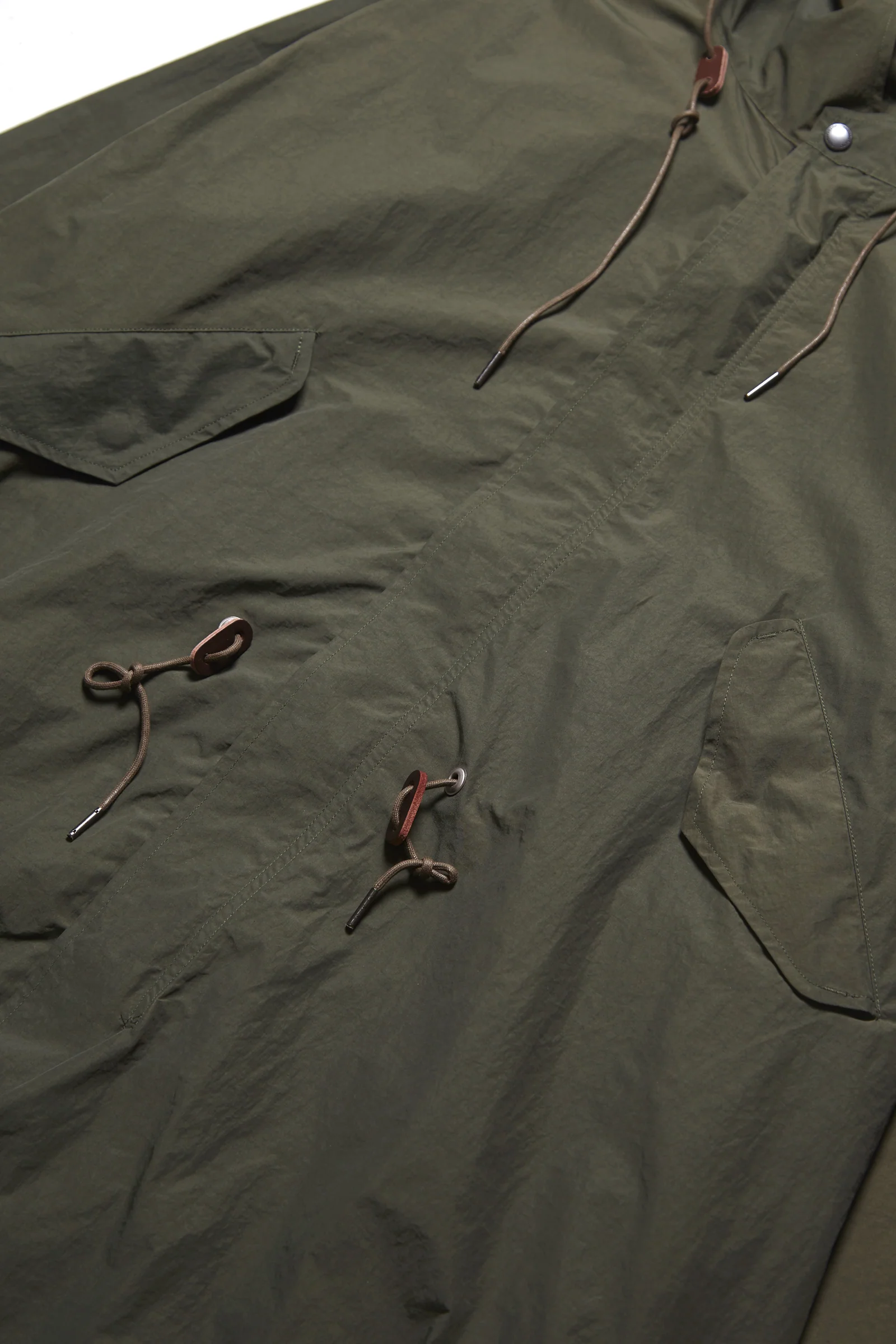 Outstanding & Co. - Nylon Fishtail Parka - Olive - Image 5