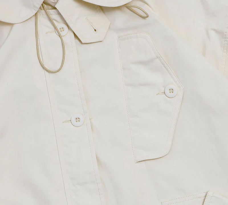 Outstanding & Co. - RAF Short Parka - Ivory - Image 8