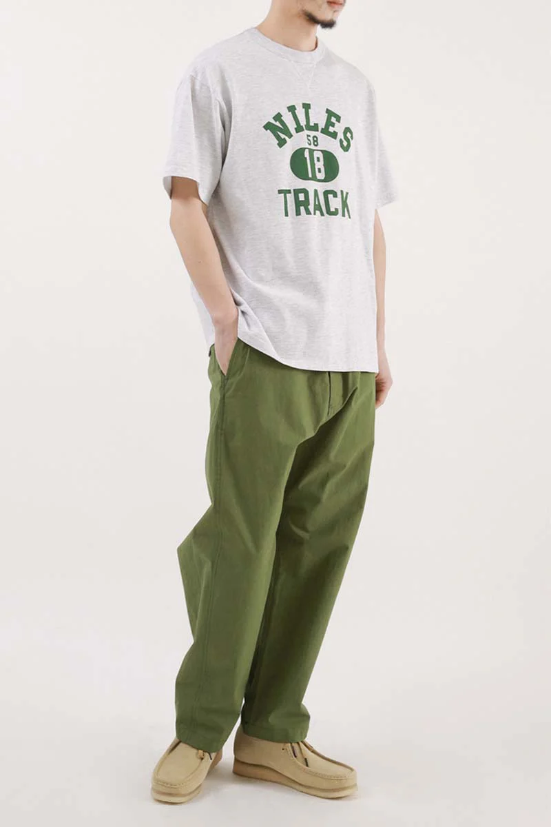 Outstanding & Co. - Shirred Waist Pants - Olive - Image 3
