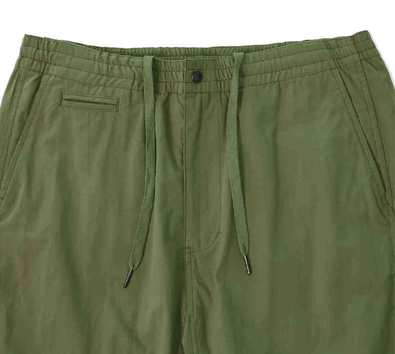 Outstanding & Co. - Shirred Waist Pants - Olive - Image 4