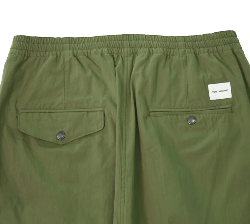 Outstanding & Co. - Shirred Waist Pants - Olive - Image 6