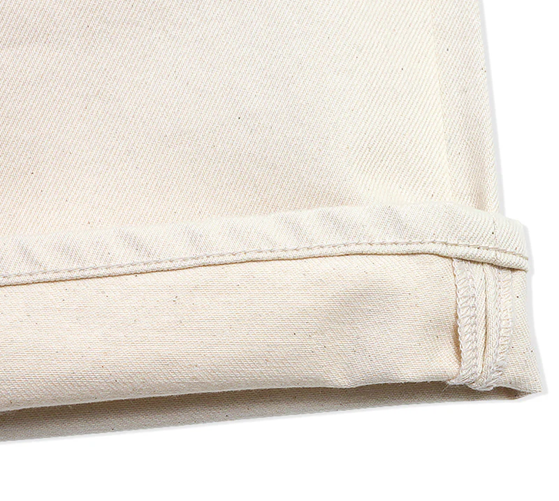 Outstanding & Co. - Tapered Washed Jeans - Oatmeal - Image 5