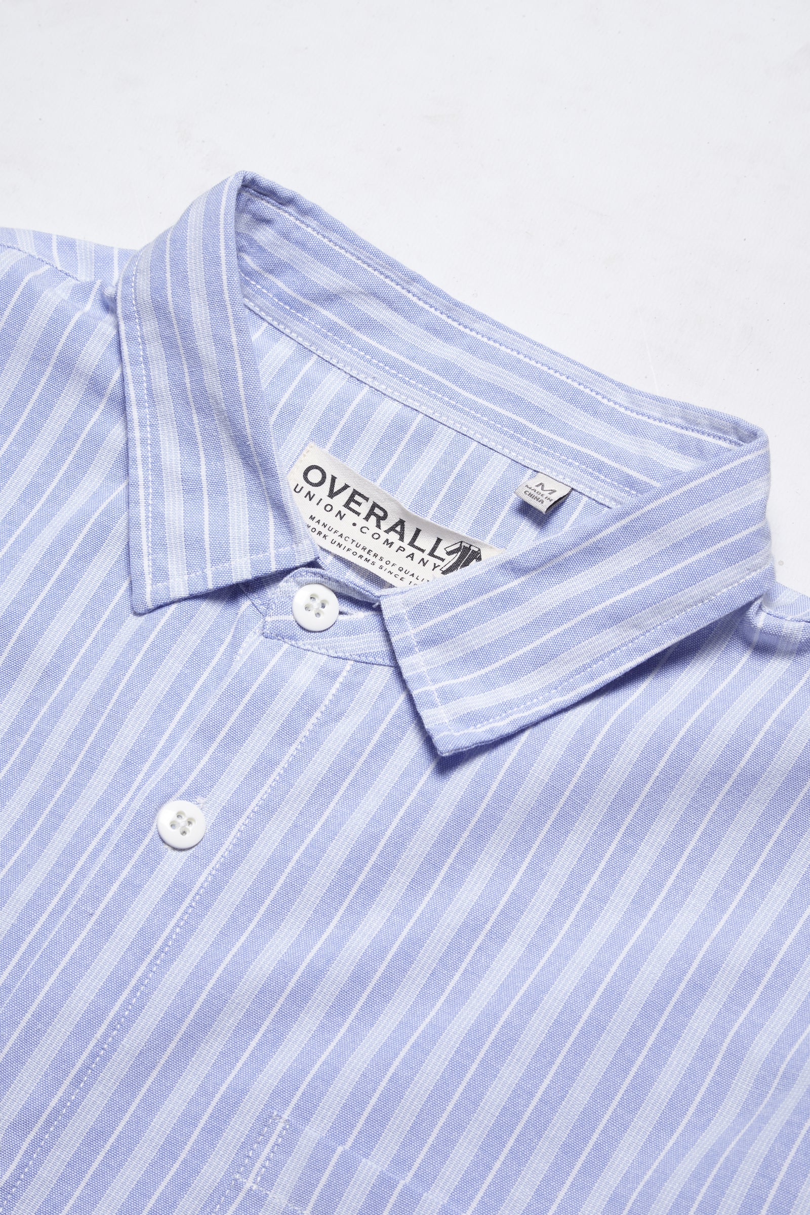 Overall Union - Box Button Down Shirt - Blue - Image 2