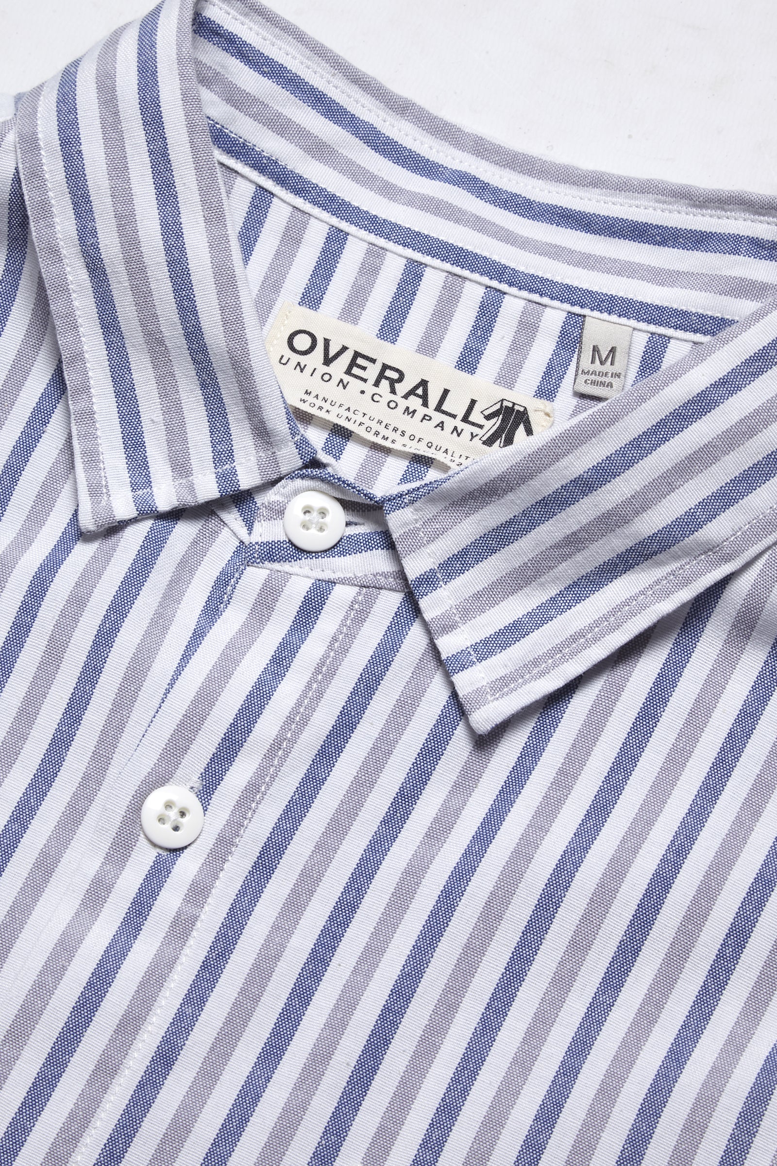 Overall Union - Box Button Down Shirt - Grey - Image 4