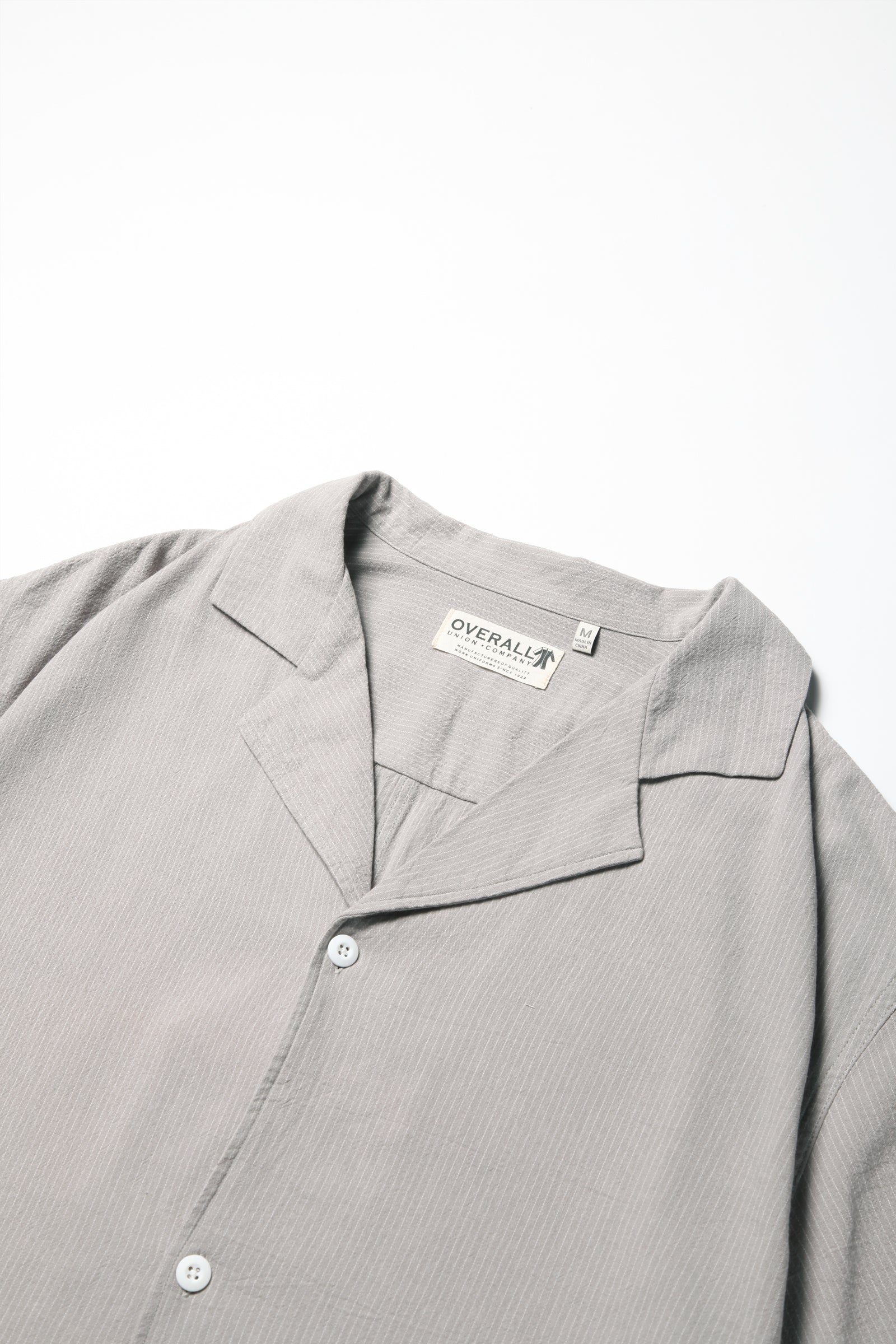 Overall Union - Boxy Short Sleeve Shirt - Light Grey - Image 3