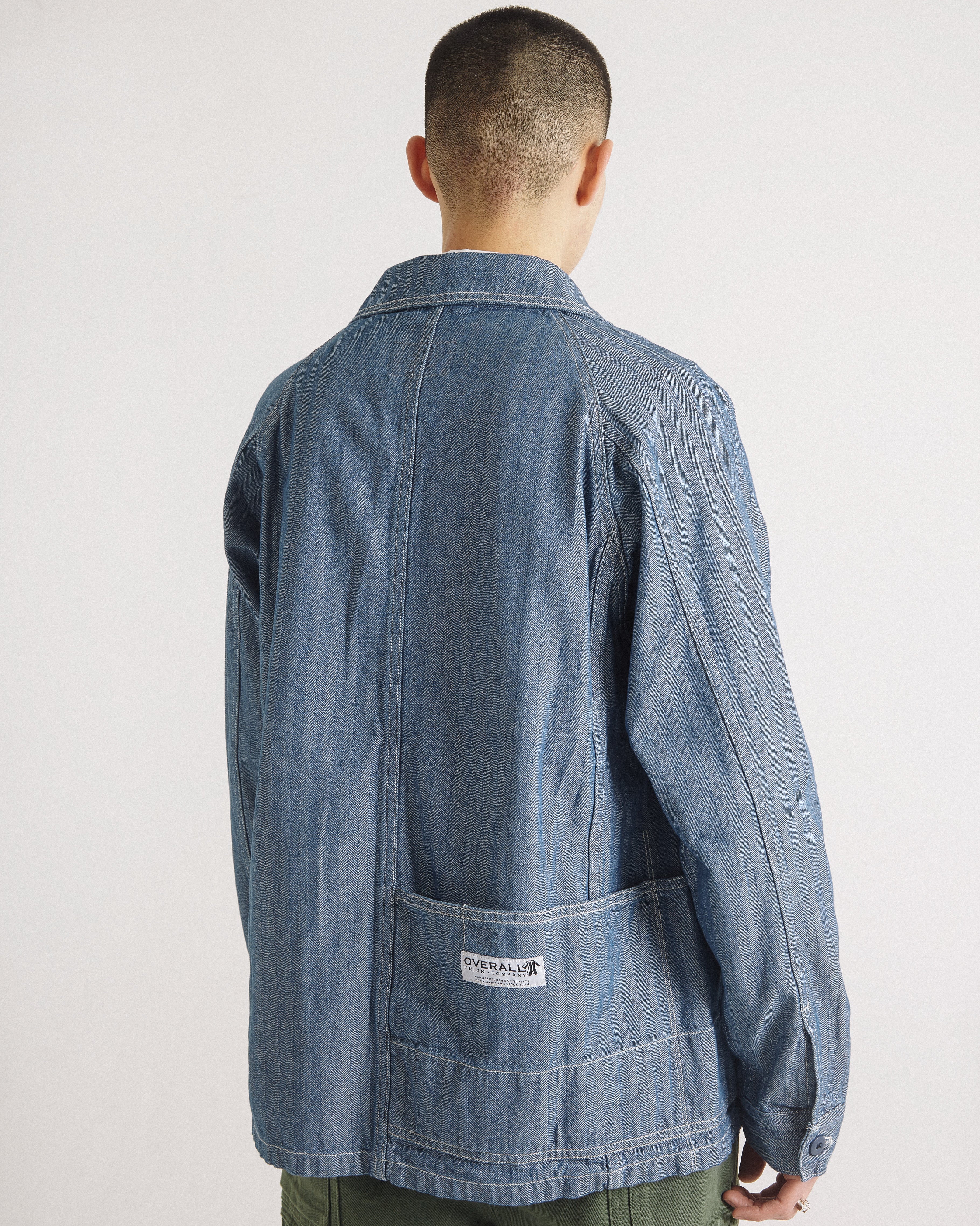 Overall Union - Workshop Chore Coat - Denim - Image 3