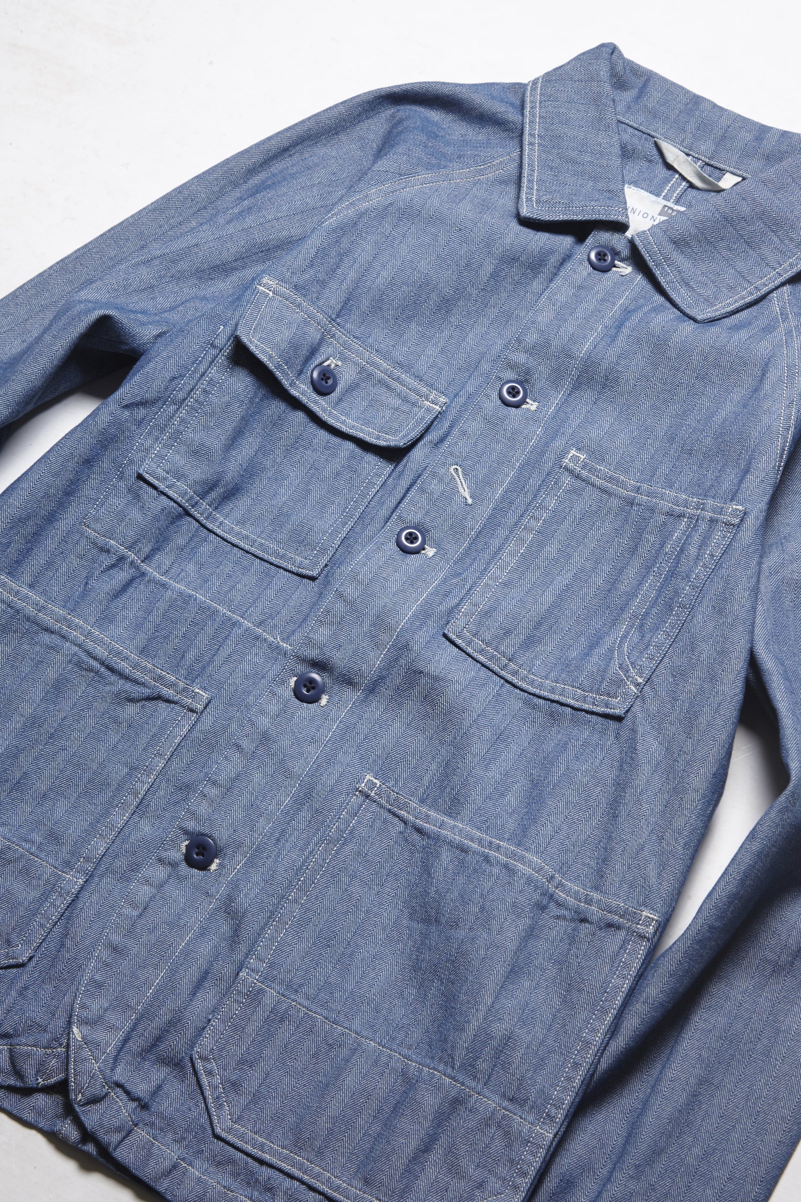 Overall Union - Workshop Chore Coat - Denim - Image 4