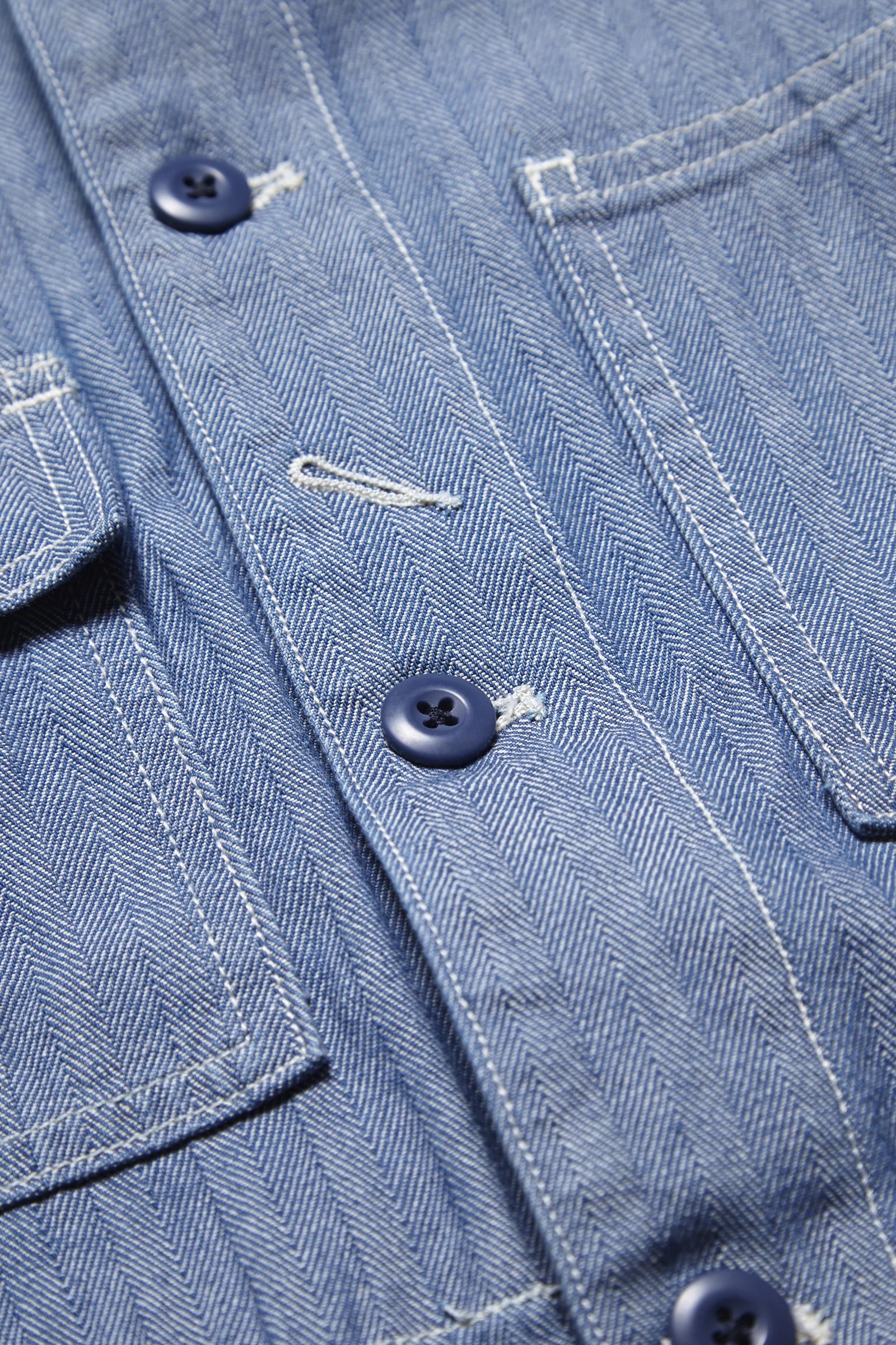 Overall Union - Workshop Chore Coat - Denim - Image 6
